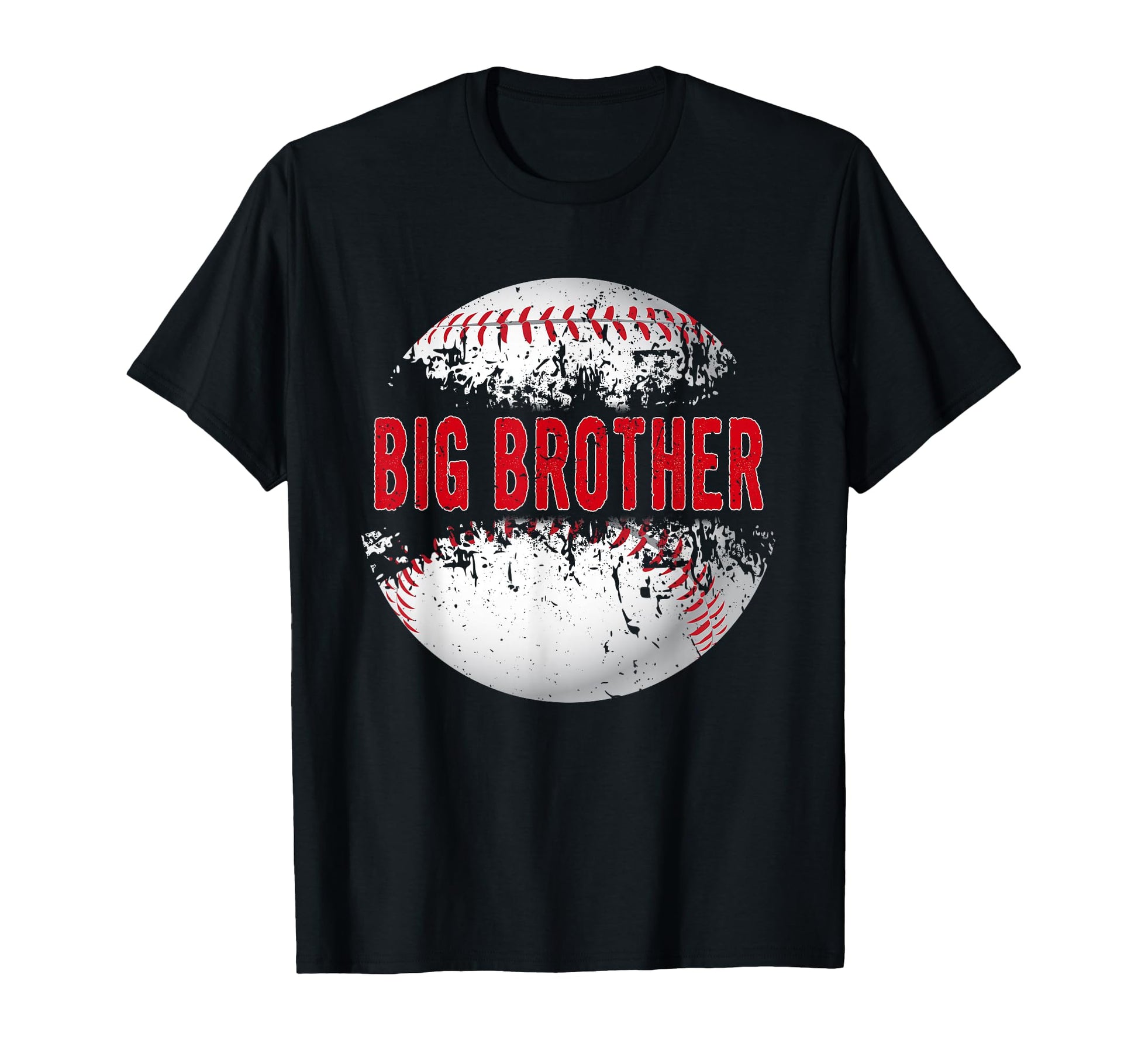 Baseball Softball Lover Ball Big Brother T-Shirt - Graphic Print Unisex - T-Shirt, Sweatshirt, Hoodie