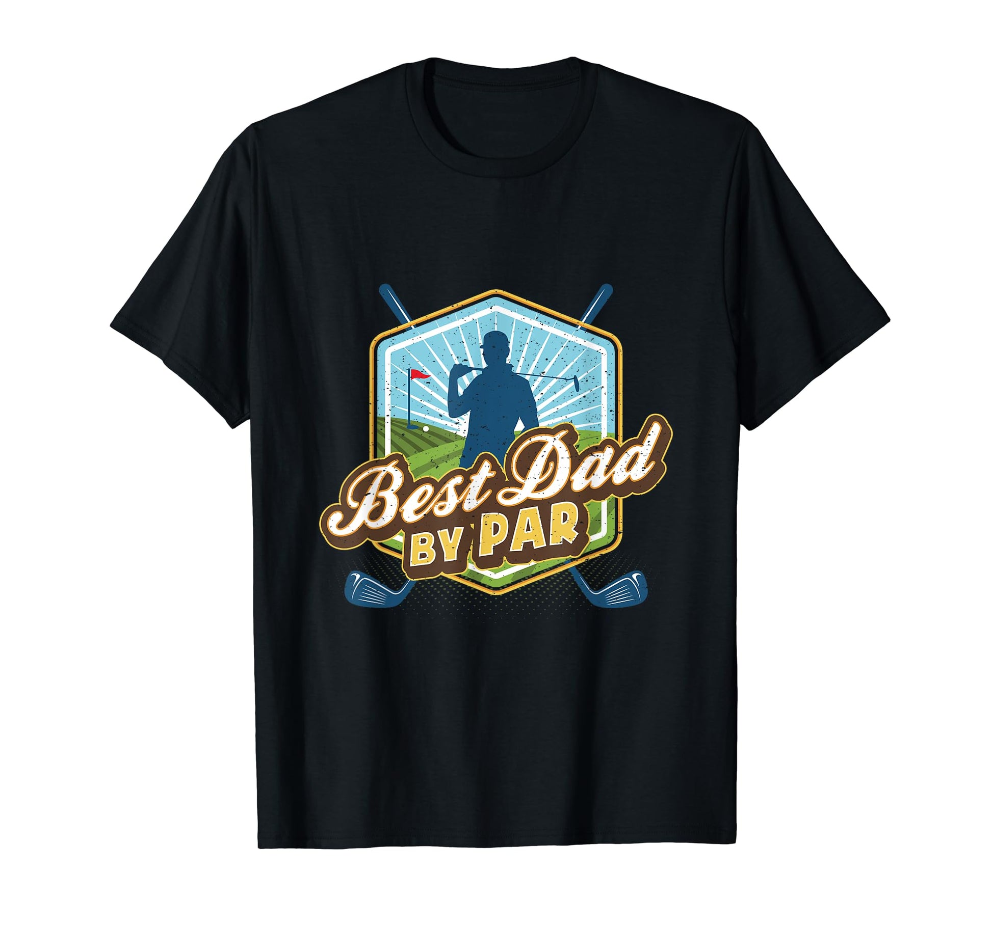 Best Dad Par Fathers Day Dad Golf T-Shirt - Fun Novelty Design Unisex - T-Shirt, Sweatshirt, Hoodie