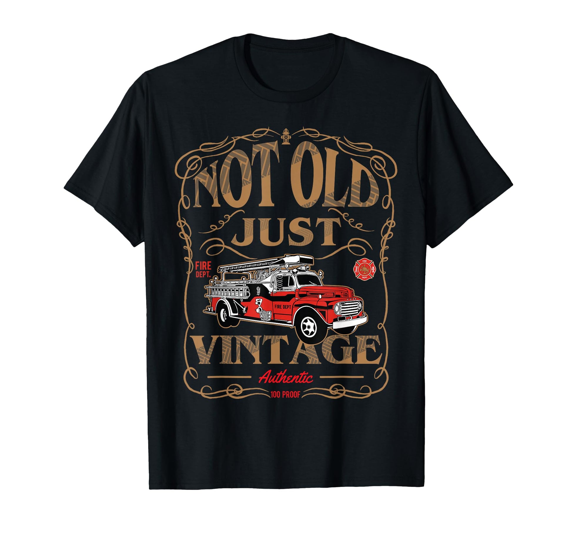 Retired Firefighter Gift Old Fireman T-Shirt - Aesthetic Graphic Unisex - T-Shirt, Sweatshirt, Hoodie