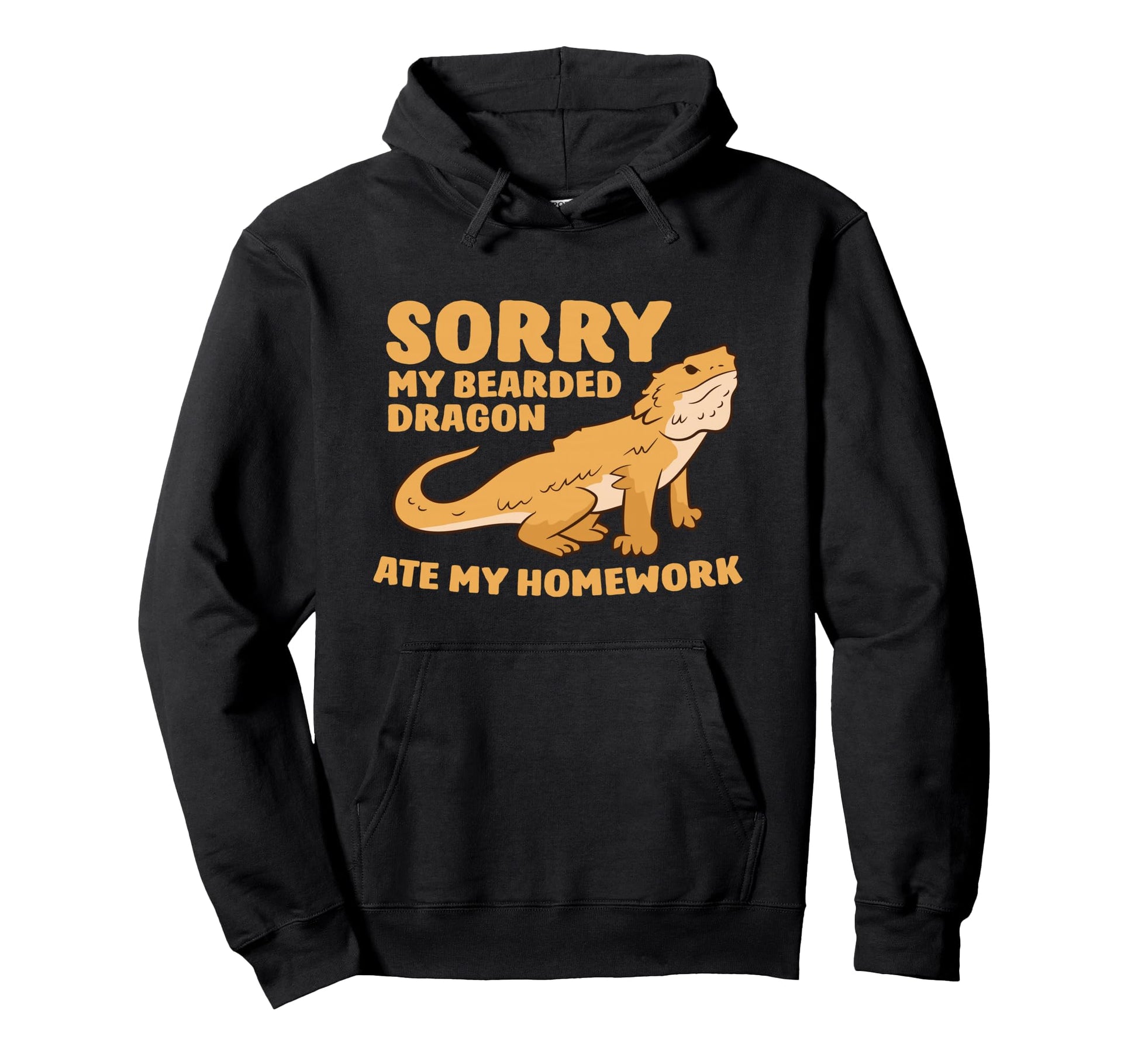 Bearded Dragon School My Bearded Hoodie - Custom Art Print Men Women - T-Shirt, Sweatshirt, Hoodie
