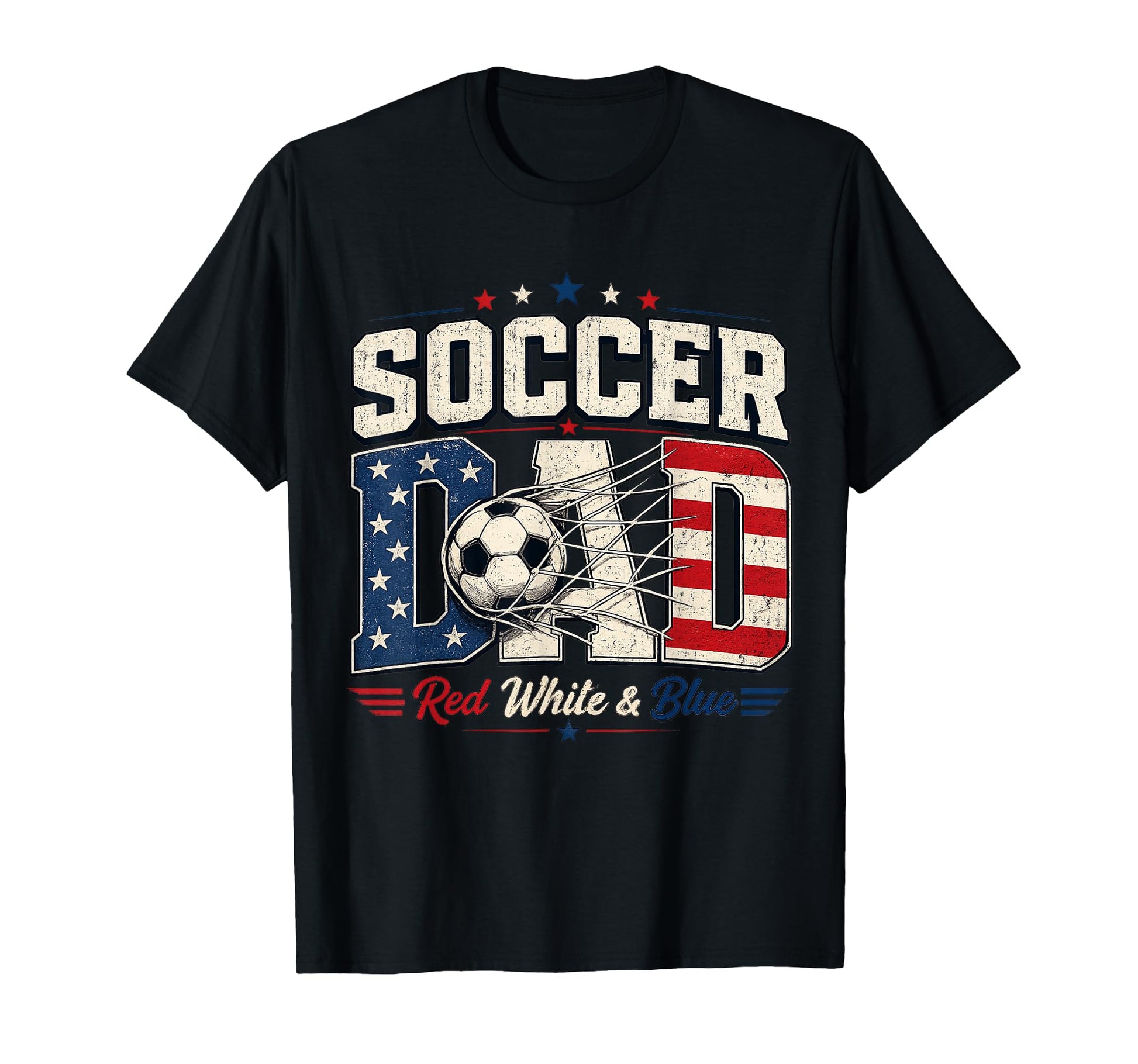 Funny 4Th July Soccer Dad Fathers Day T-Shirt - Casual Everyday Wear Unisex - T-Shirt, Sweatshirt, Hoodie