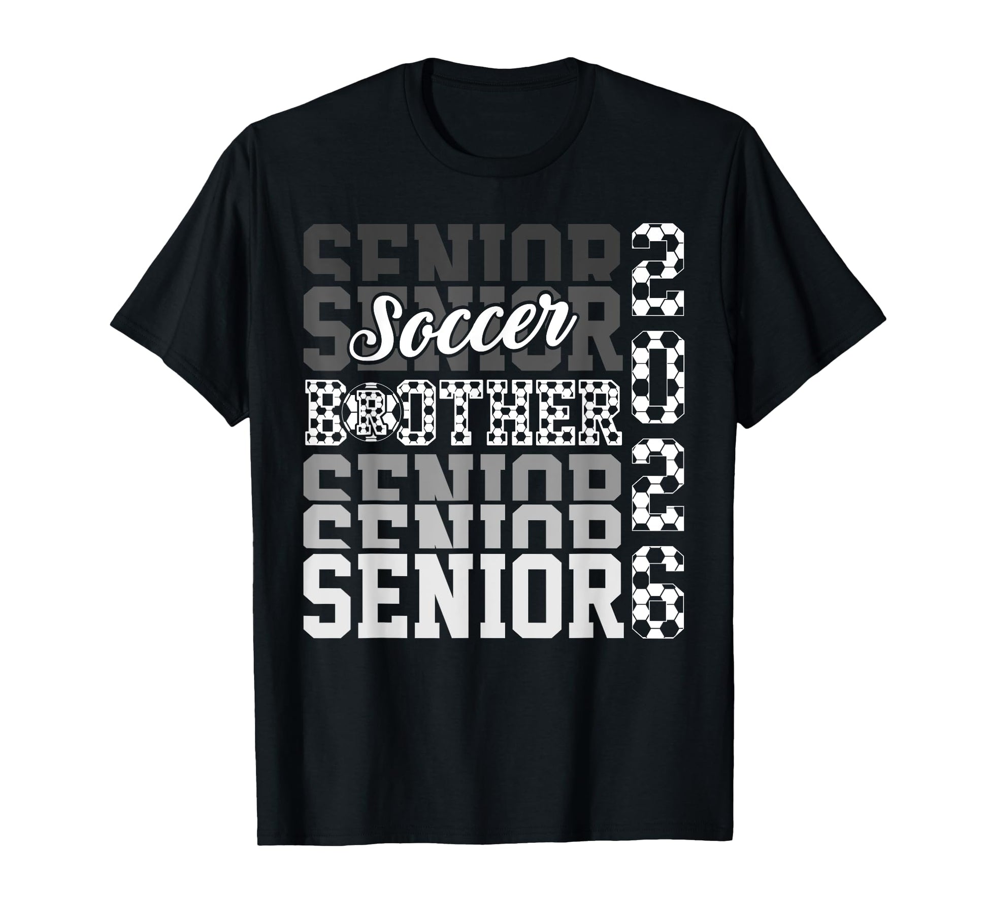2026 Soccer Senior Brother Graduation T-Shirt - Unique Graphic Unisex - T-Shirt, Sweatshirt, Hoodie