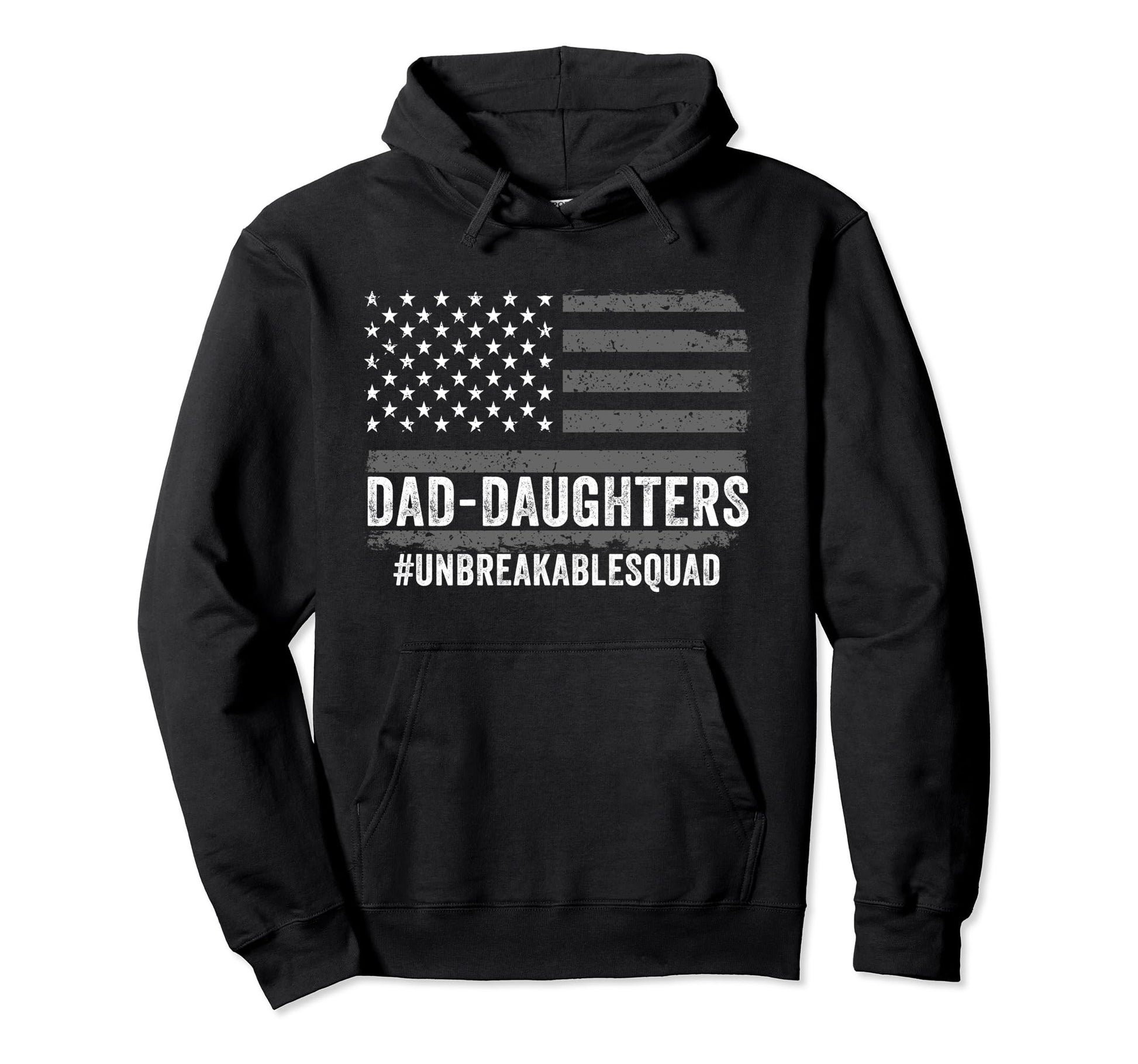 Dad Outnumbered Fathers Day 2024 Dad Hoodie - Custom Art Print for Adults - T-Shirt, Sweatshirt, Hoodie