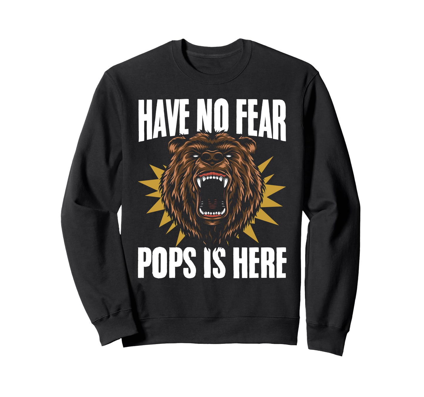 Fathers Day Grandparents Day Bear Face Sweatshirt - Novelty Apparel Unisex - T-Shirt, Sweatshirt, Hoodie