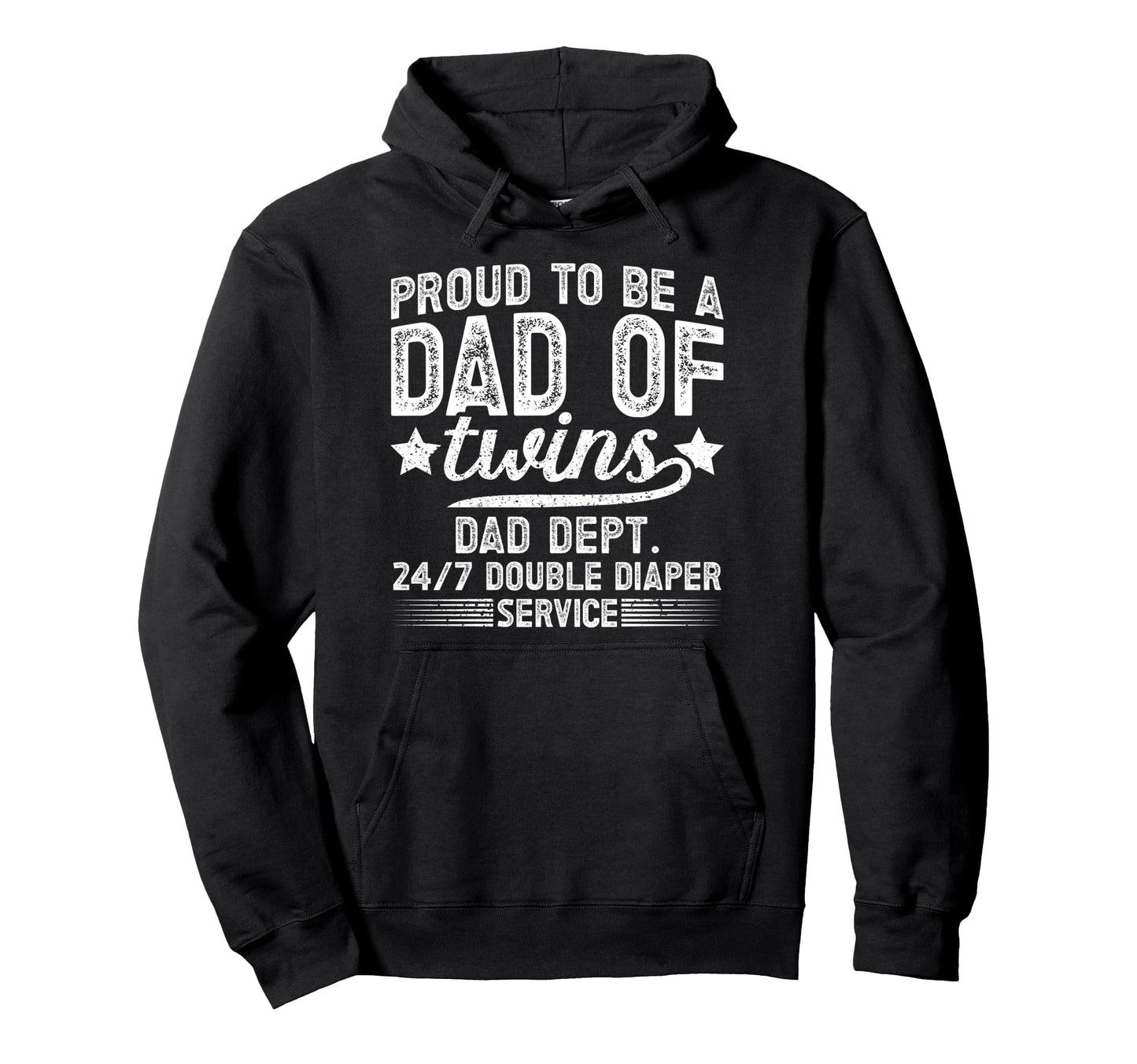 Proud To Be Dad Twins Twin Dad Twin Hoodie - Novelty Apparel Men Women - T-Shirt, Sweatshirt, Hoodie