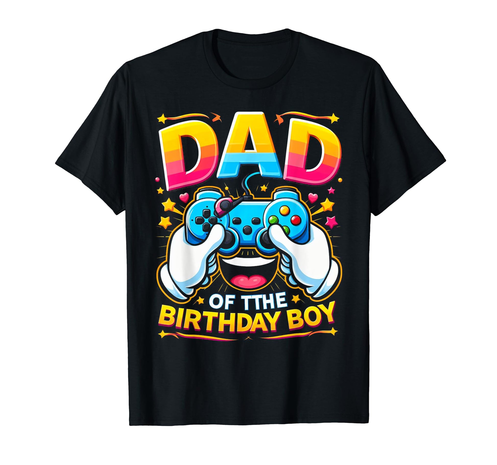 Dad Birthday Matching Video Gamer T-Shirt - Fun Novelty Design for Adults - T-Shirt, Sweatshirt, Hoodie