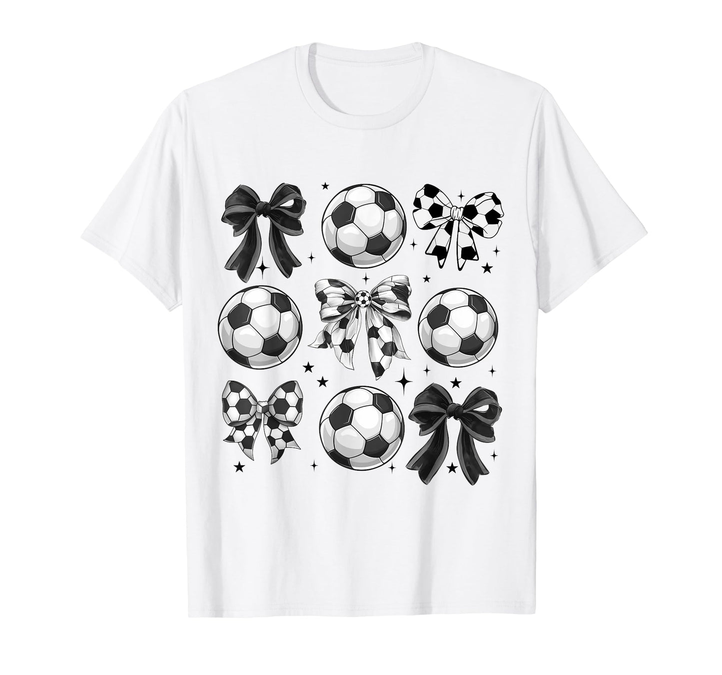 Coquette Bow Soccer Season Game Day T-Shirt - Fun Novelty Design Unisex - T-Shirt, Sweatshirt, Hoodie