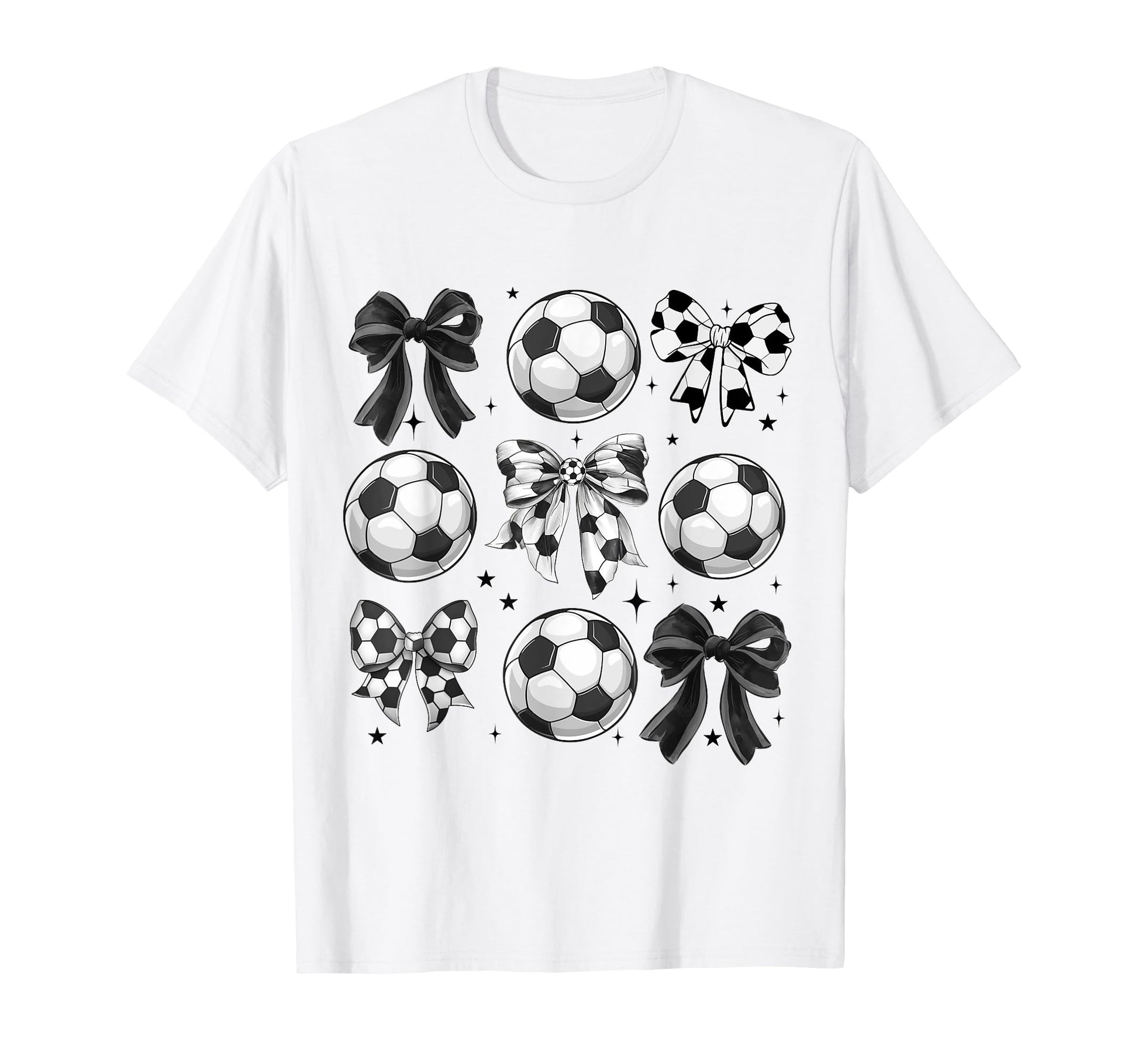 Coquette Bow Soccer Season Game Day T-Shirt - Fun Novelty Design Unisex - T-Shirt, Sweatshirt, Hoodie