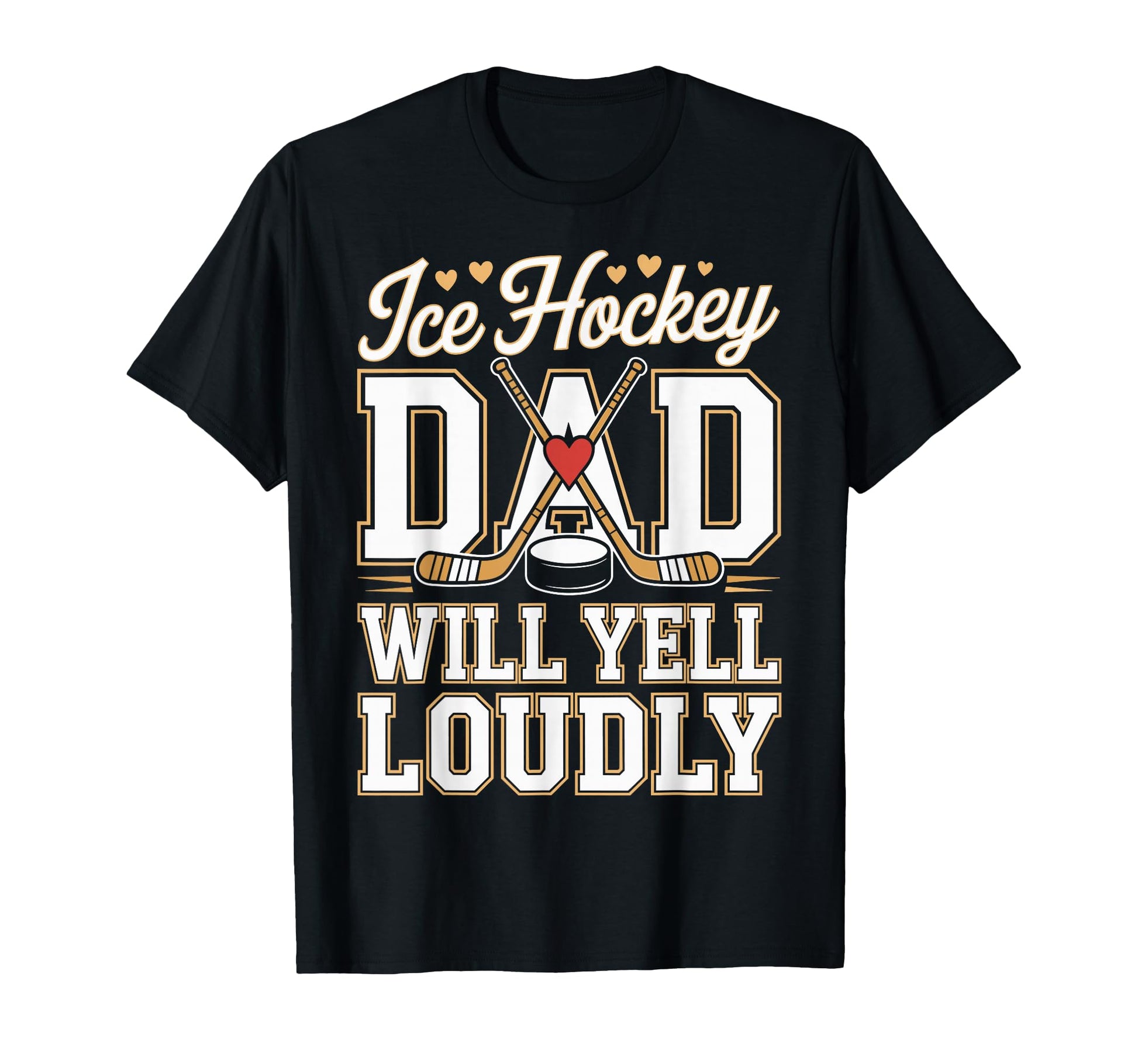 Ice Hockey Dad Fathers Day Hoodie - Trendy Graphic Unisex - T-Shirt, Sweatshirt, Hoodie