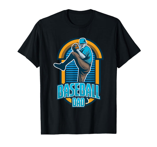 Baseball Father Dad Ball Rounders T-Shirt - Minimalist Print for Adults - T-Shirt, Sweatshirt, Hoodie