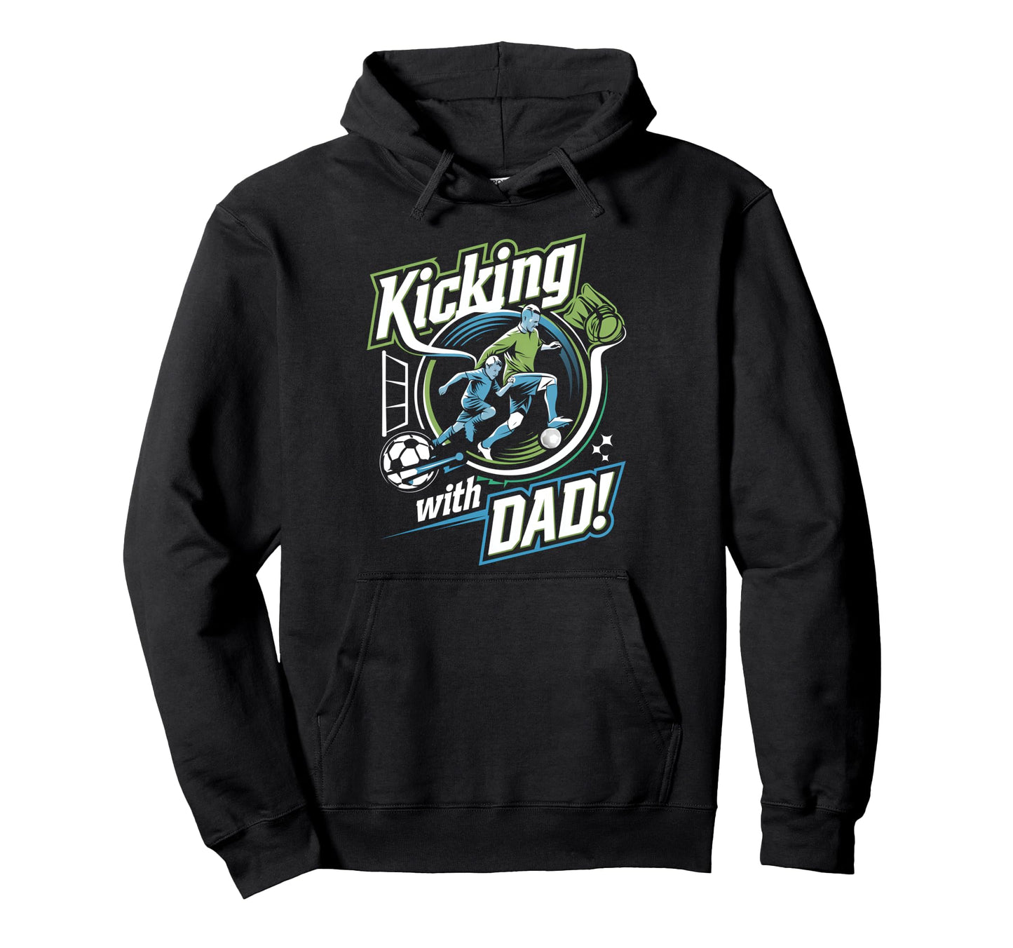 Father And Son Soccer Fun Fathers Day Hoodie - Streetwear Style Unisex - T-Shirt, Sweatshirt, Hoodie