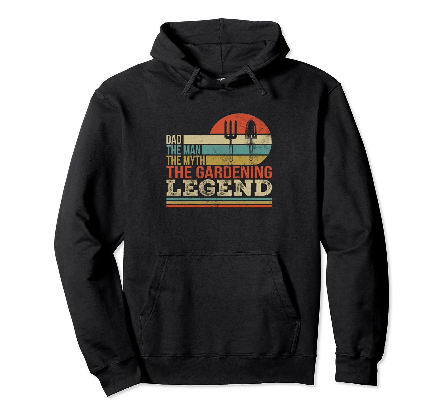 Gardener Dad Legendary Green Thumb Hoodie - Trendy Graphic for Adults - T-Shirt, Sweatshirt, Hoodie