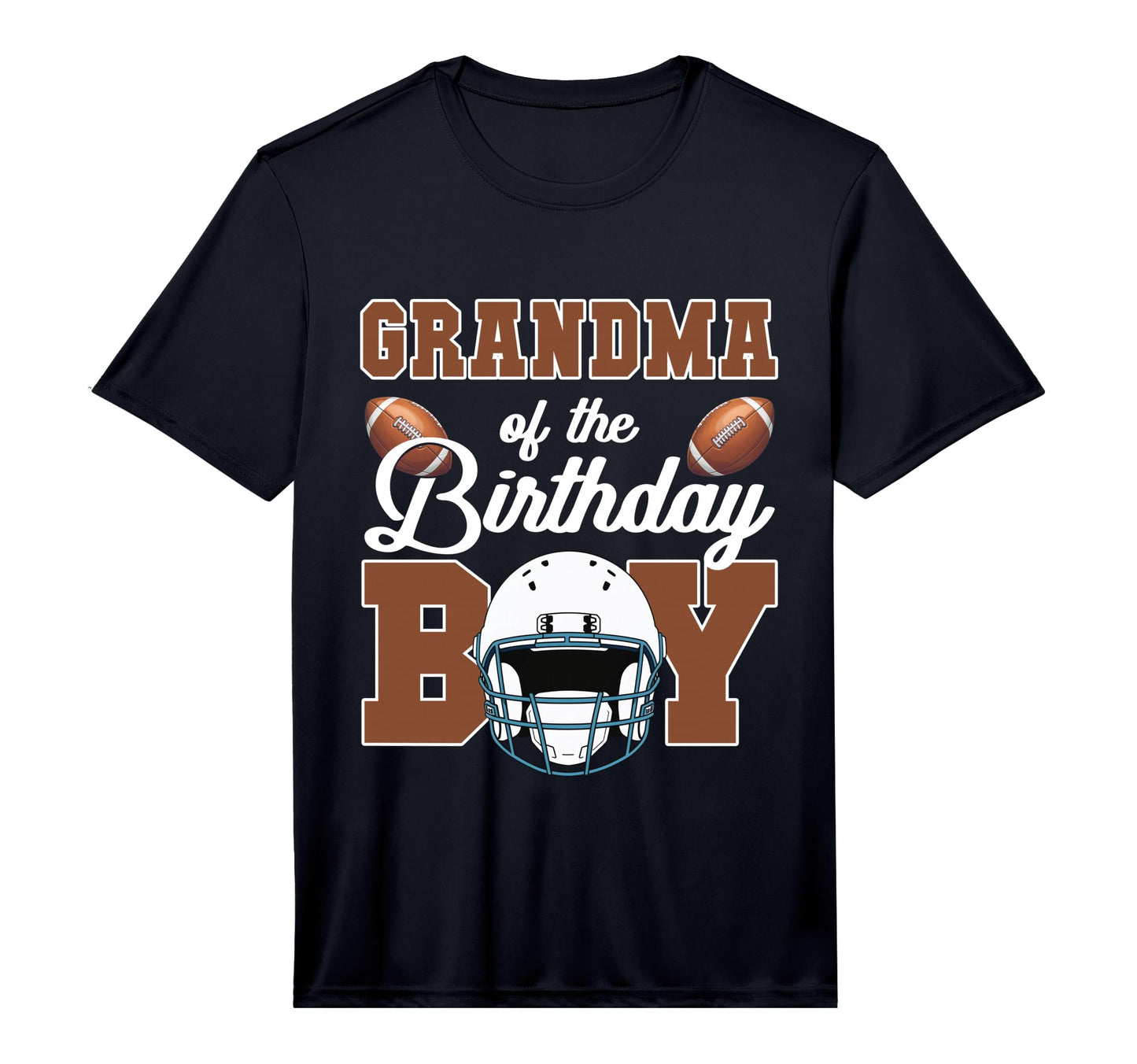 Grandma Birthday Football Party Family T-Shirt - Streetwear Style Unisex - T-Shirt, Sweatshirt, Hoodie