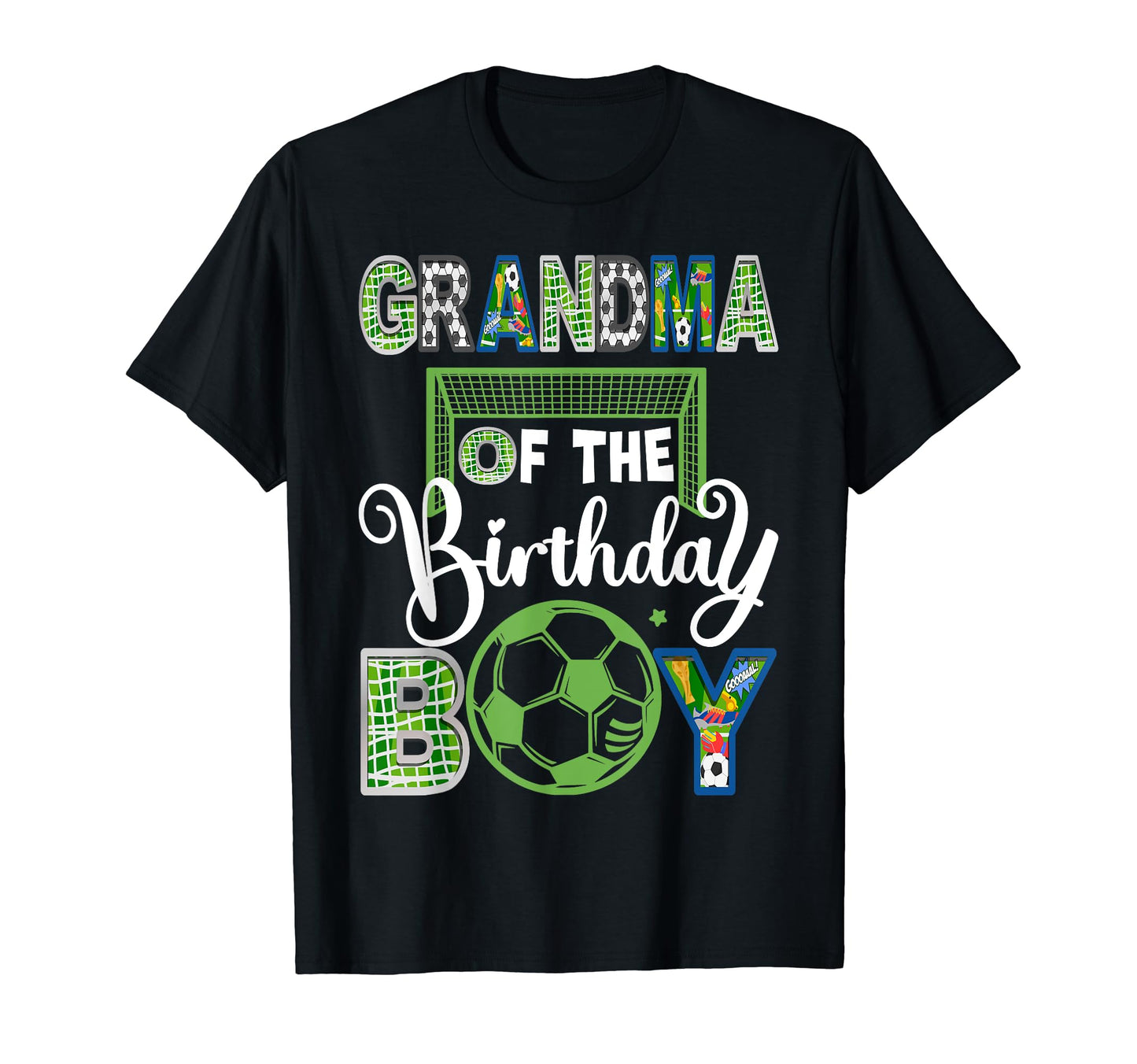 Grandma Birthday Soccer Baller T-Shirt - Aesthetic Graphic Men Women - T-Shirt, Sweatshirt, Hoodie