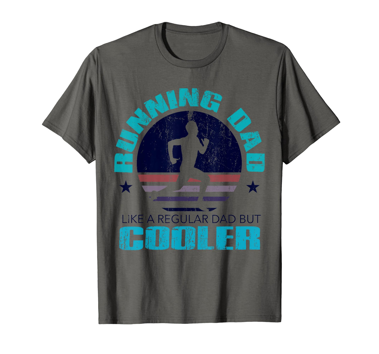 Running Dad Funny Marathon Runner T-Shirt - Custom Art Print for Adults - T-Shirt, Sweatshirt, Hoodie