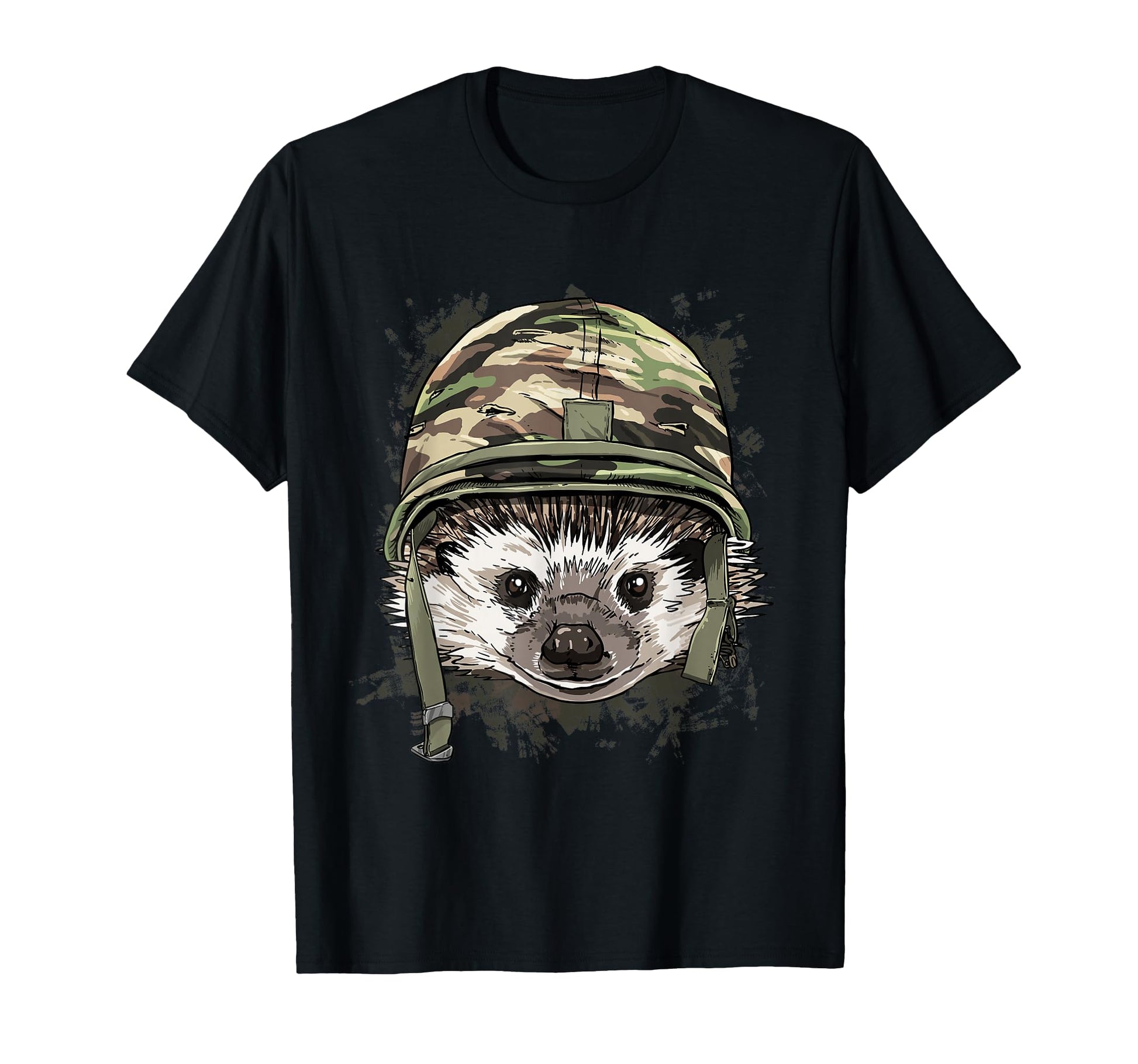 Hedgehog Military Soldier Veterans Day T-Shirt - Fun Novelty Design Unisex - T-Shirt, Sweatshirt, Hoodie