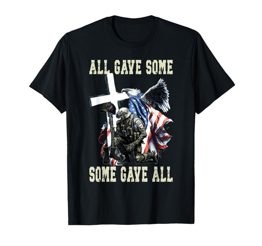 All Gave Some Some Gave All Us Flag T-Shirt - Streetwear Style for Adults - T-Shirt, Sweatshirt, Hoodie