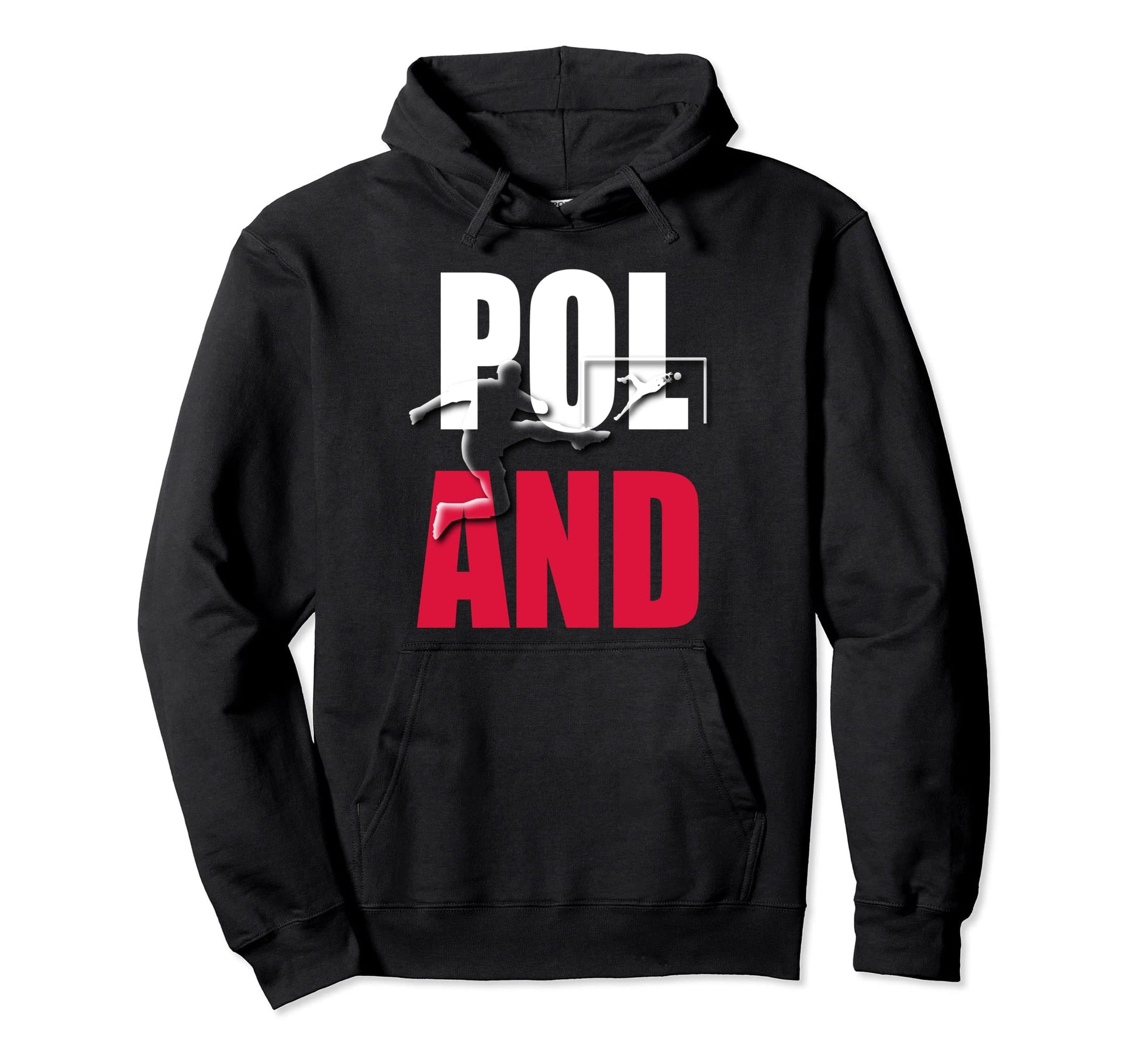 Poland Football Jersey National Flag Hoodie - Fun Novelty Design Men Women - T-Shirt, Sweatshirt, Hoodie