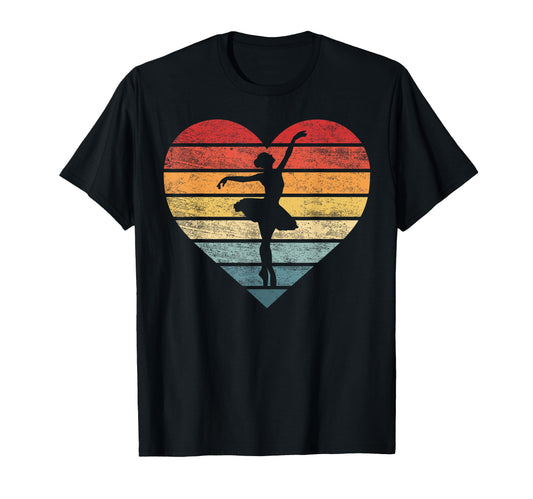 Ballerina Gifts Sunset Ballet Dancer T-Shirt - Custom Art Print for Adults - T-Shirt, Sweatshirt, Hoodie