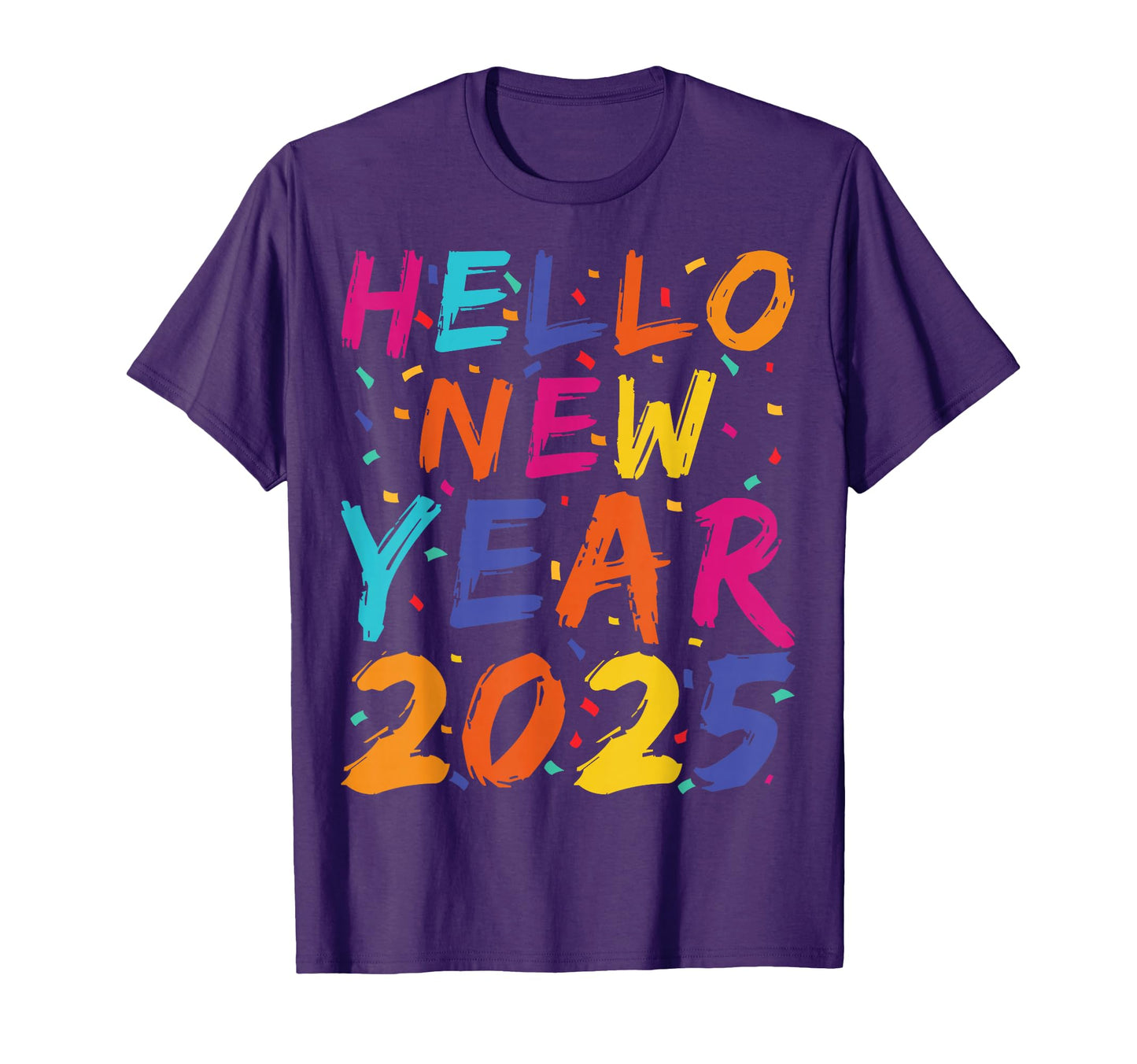 Hello New Year 2025 Family Matching T-Shirt - Trendy Graphic Unisex - T-Shirt, Sweatshirt, Hoodie