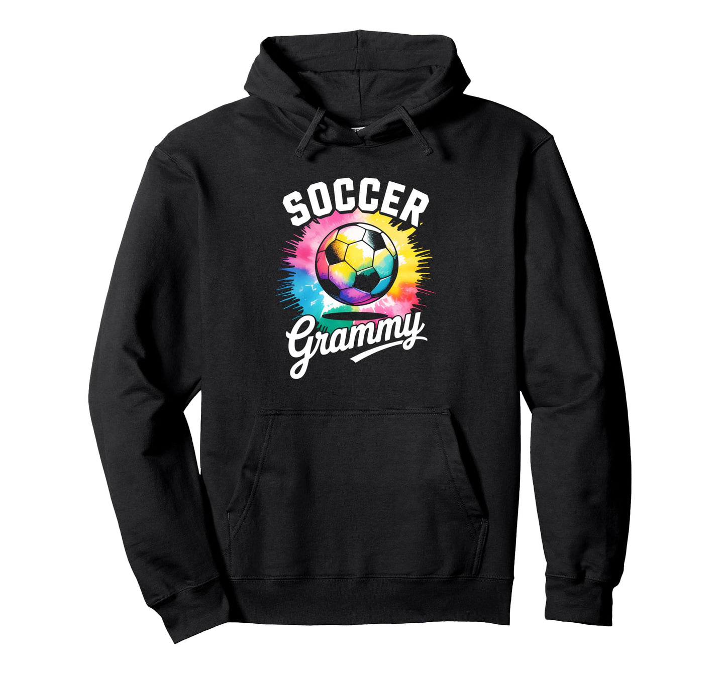 Soccer Grammy Grandma Tie Dye Hoodie - Trendy Graphic for Adults - T-Shirt, Sweatshirt, Hoodie