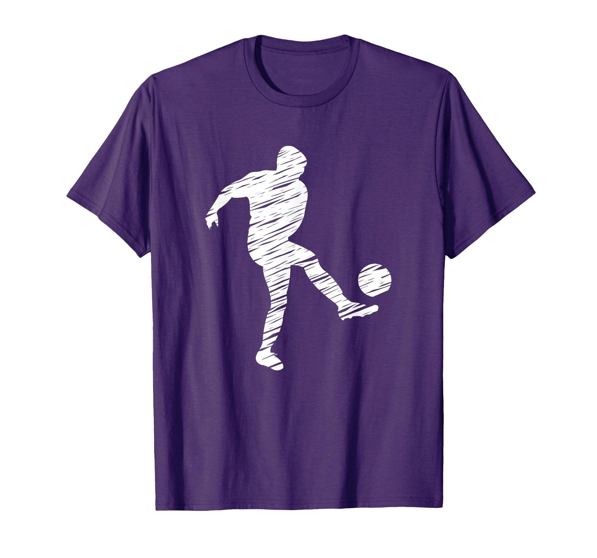 Soccer Player And Soccer Fan Motif T-Shirt - Fun Novelty Design for Adults - T-Shirt, Sweatshirt, Hoodie