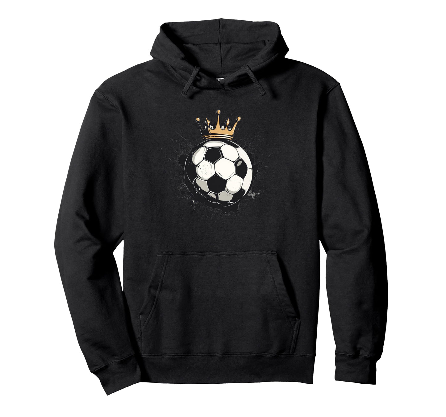 Awesome Soccer Crown Costume Ball King Hoodie - Novelty Apparel Men Women - T-Shirt, Sweatshirt, Hoodie