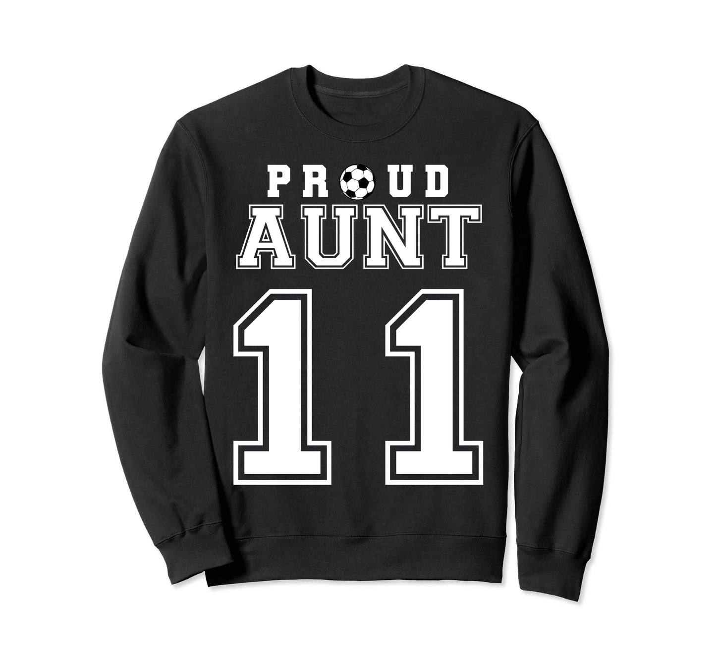 Number 11 Custom Proud Soccer Futbol Sweatshirt - Trendy Graphic Men Women - T-Shirt, Sweatshirt, Hoodie