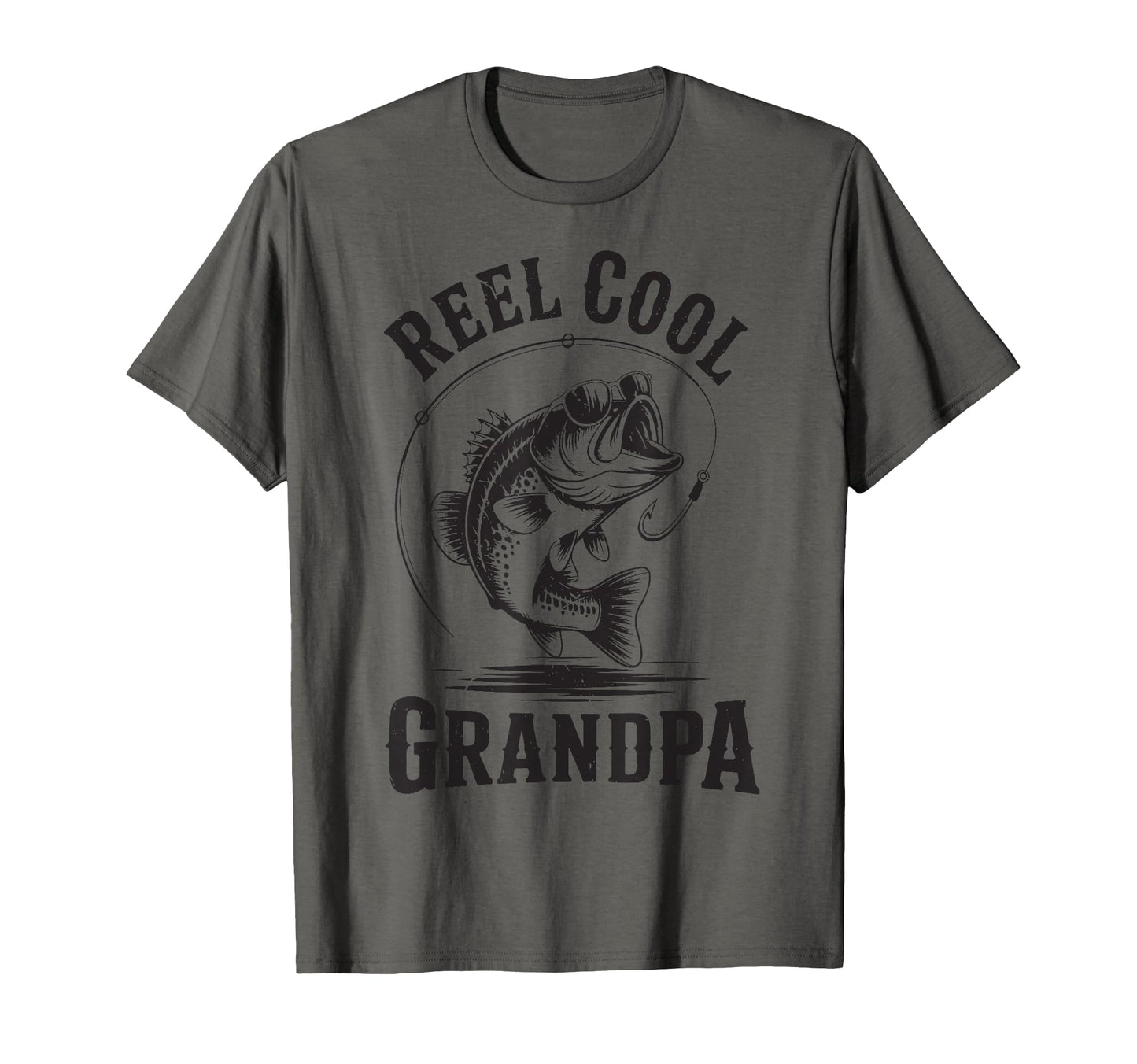 Reel Great Grandpa Step Dad Fishing T-Shirt - Fun Novelty Design Men Women - T-Shirt, Sweatshirt, Hoodie