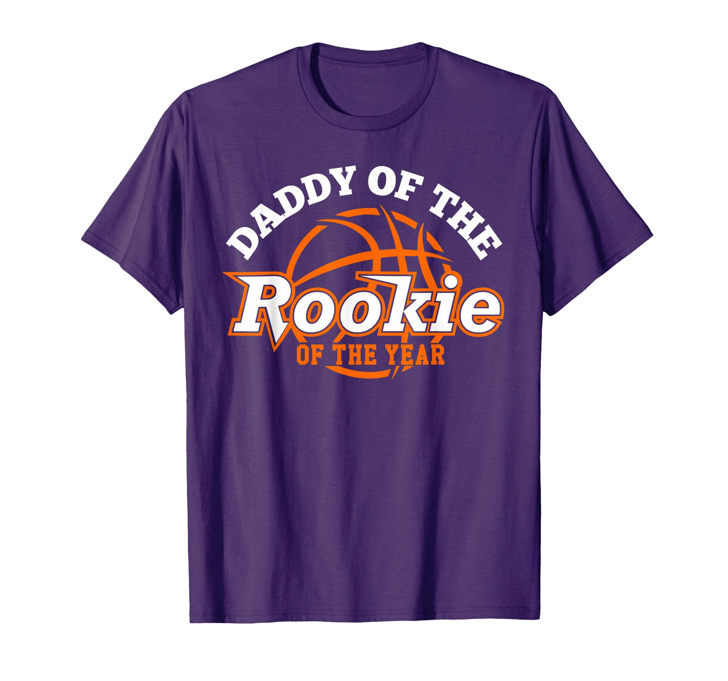 Dad Rookie Year Basketball Daddy Rookie T-Shirt - Minimalist Print Unisex - T-Shirt, Sweatshirt, Hoodie