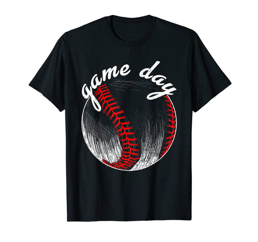 Baseball Game Day Baseball Life Mom Dad T-Shirt - Unique Graphic for Adults - T-Shirt, Sweatshirt, Hoodie