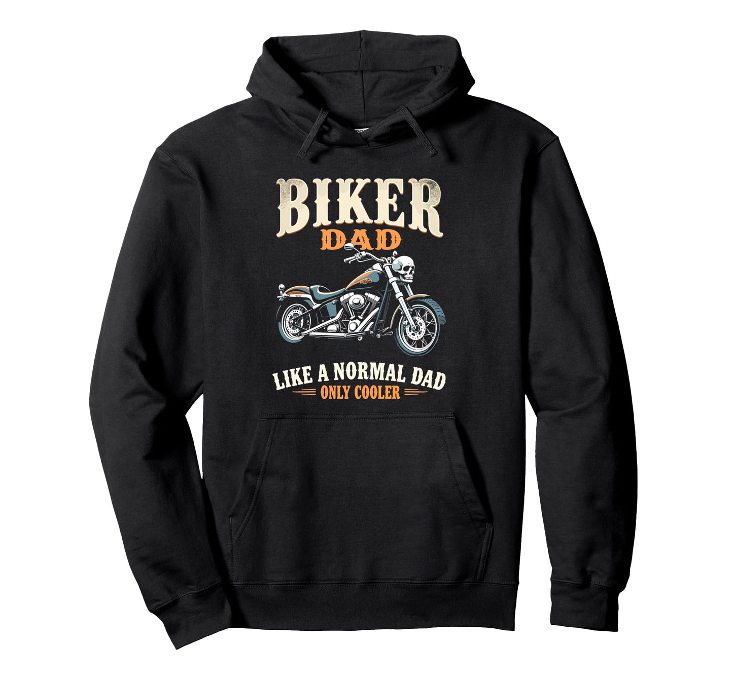 Father Rider Biker Dad Fathers Day Biker Hoodie - Unique Graphic Unisex - T-Shirt, Sweatshirt, Hoodie