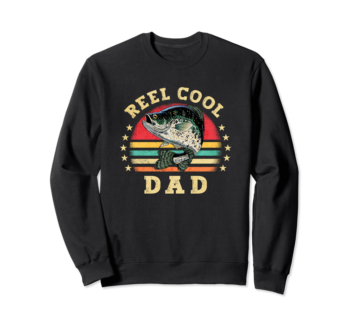 Reel Dad Fishing Dad Fathers Day Sweatshirt - Custom Art Print Unisex - T-Shirt, Sweatshirt, Hoodie