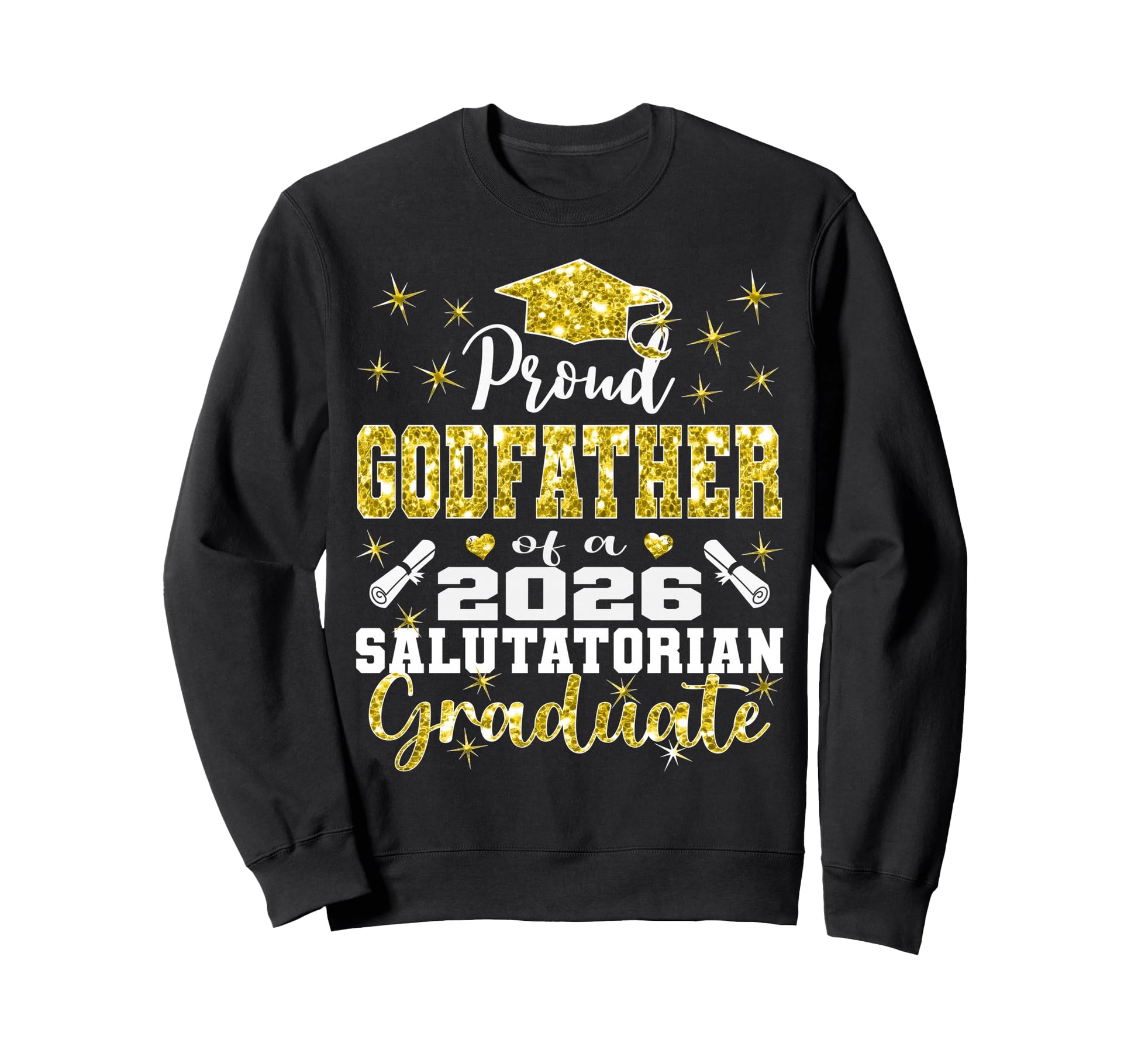 Proud Godfather 2026 Sweatshirt - Fun Novelty Design Men Women - T-Shirt, Sweatshirt, Hoodie