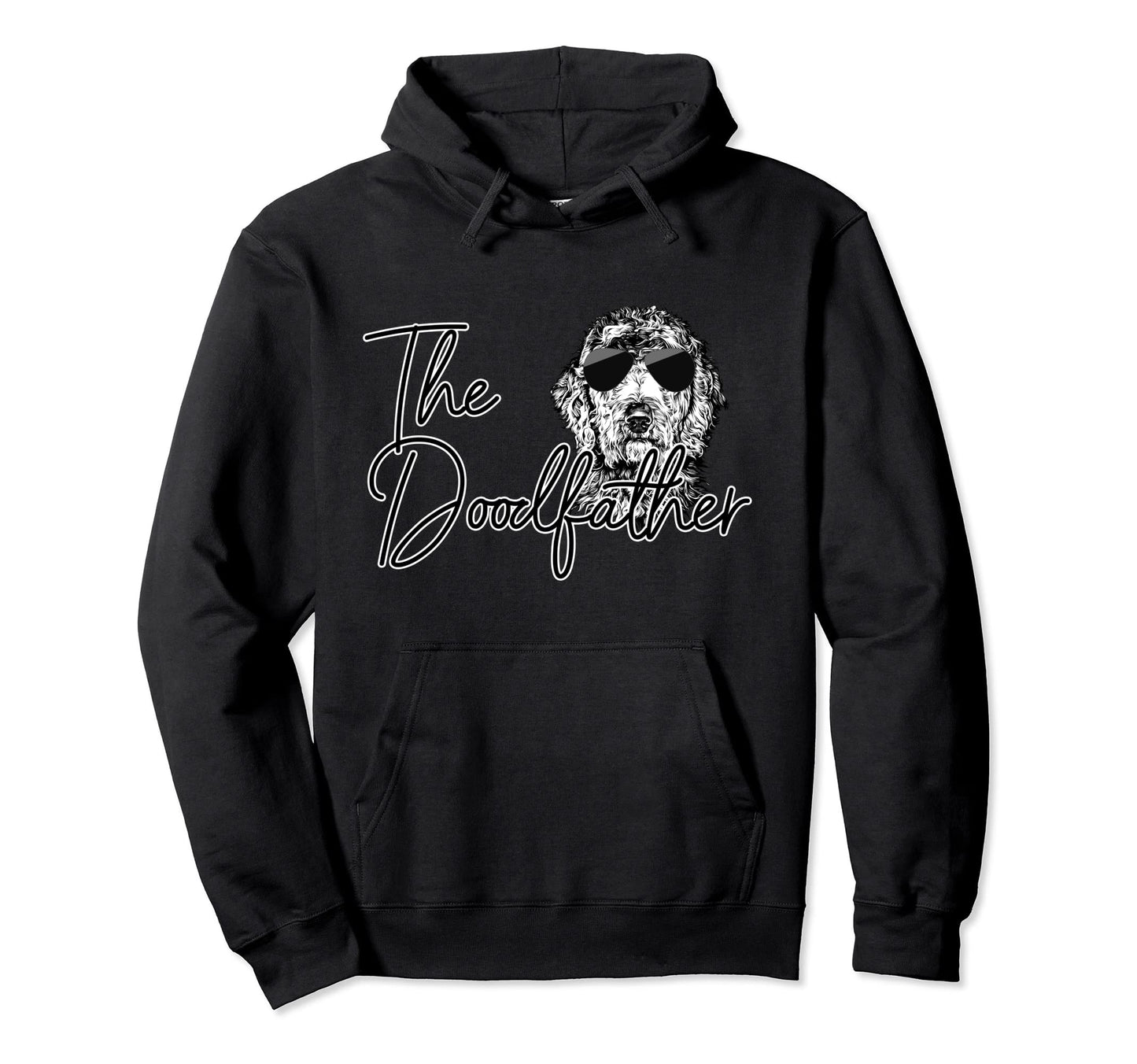 Doodfather Goldendoodle Dad Hoodie - Aesthetic Graphic Men Women - T-Shirt, Sweatshirt, Hoodie