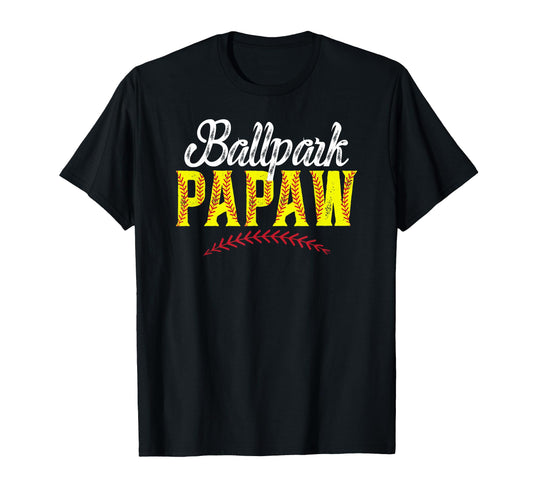 Ballpark Papaw Softball Papaw Softball T-Shirt - Novelty Apparel Unisex - T-Shirt, Sweatshirt, Hoodie