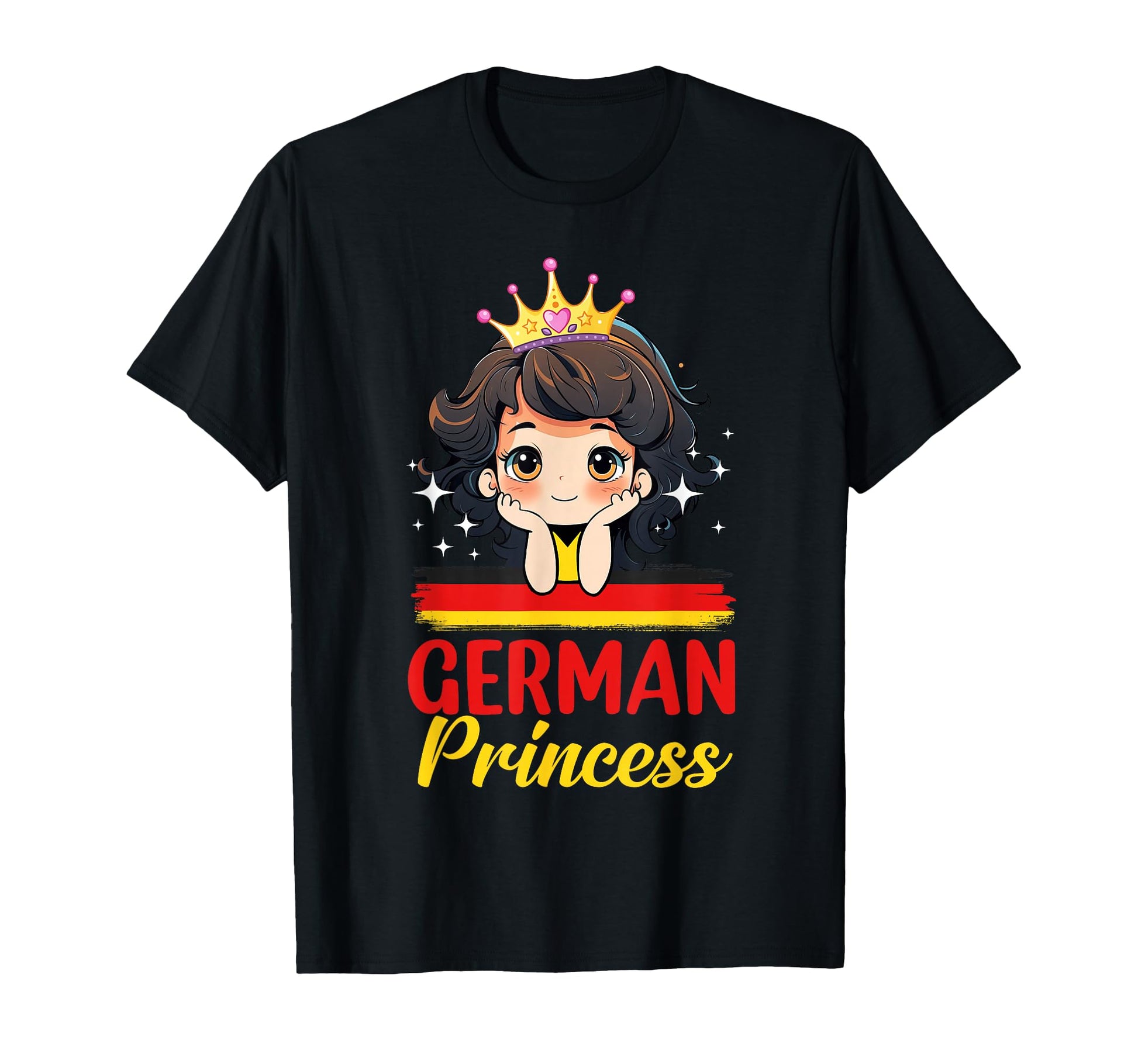 German Princess Germany German Flag T-Shirt - Graphic Print Unisex - T-Shirt, Sweatshirt, Hoodie
