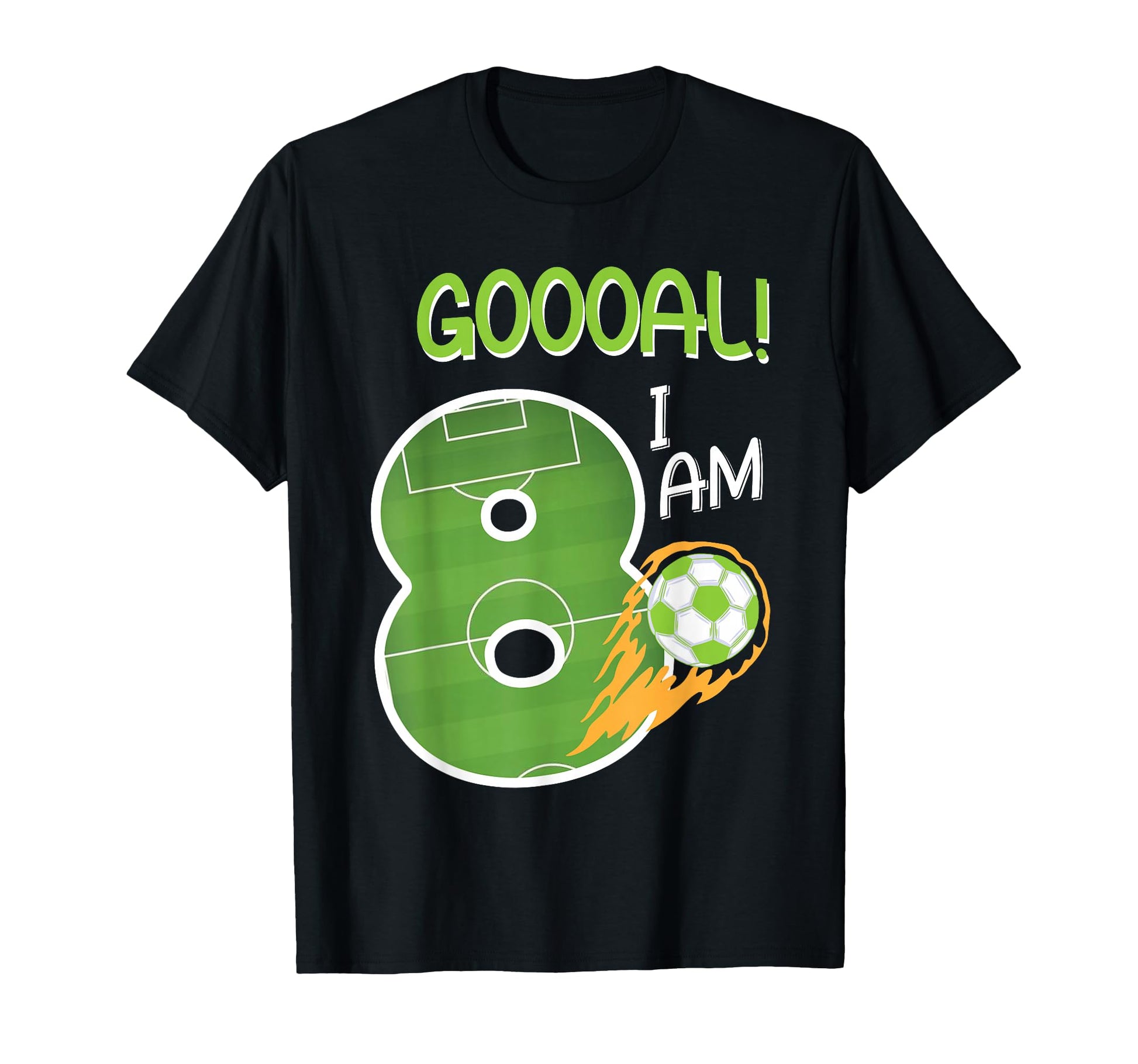 Soccer Im 8 Years Old Birthday T-Shirt - Fun Novelty Design Men Women - T-Shirt, Sweatshirt, Hoodie