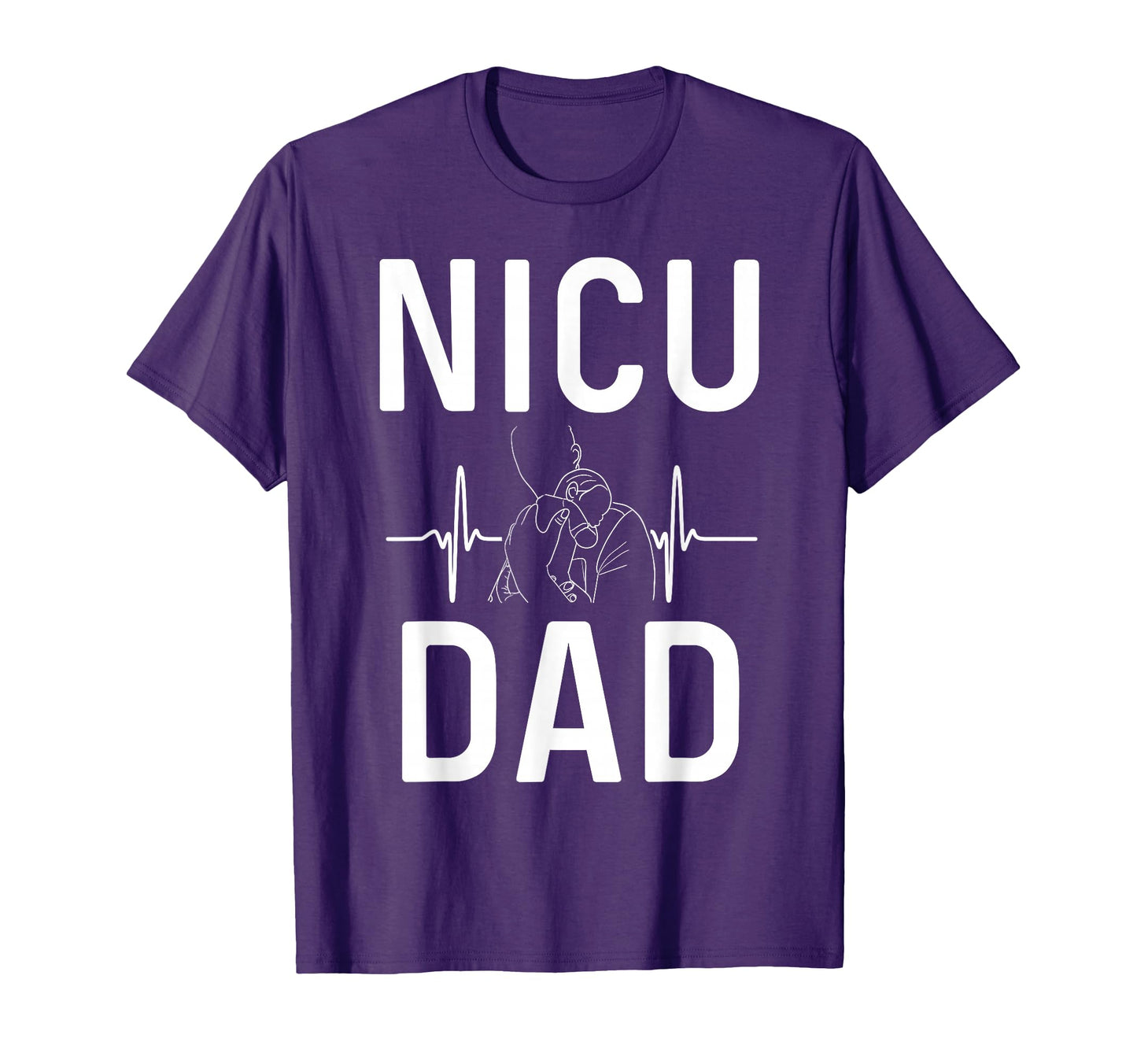 Nicu Warrior Dad Appreciation Micro T-Shirt - Novelty Apparel for Adults - T-Shirt, Sweatshirt, Hoodie