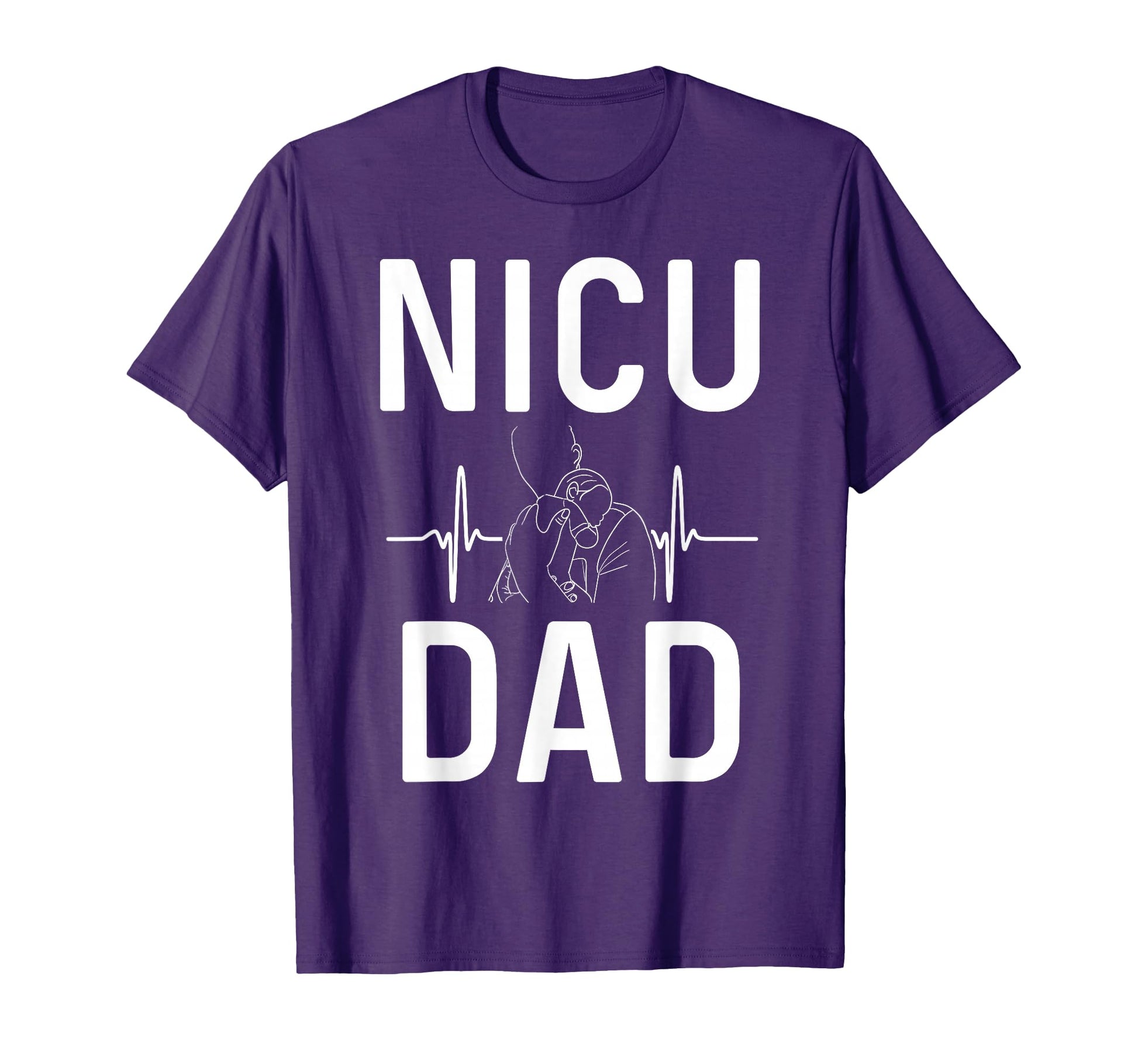 Nicu Warrior Dad Appreciation Micro T-Shirt - Novelty Apparel for Adults - T-Shirt, Sweatshirt, Hoodie