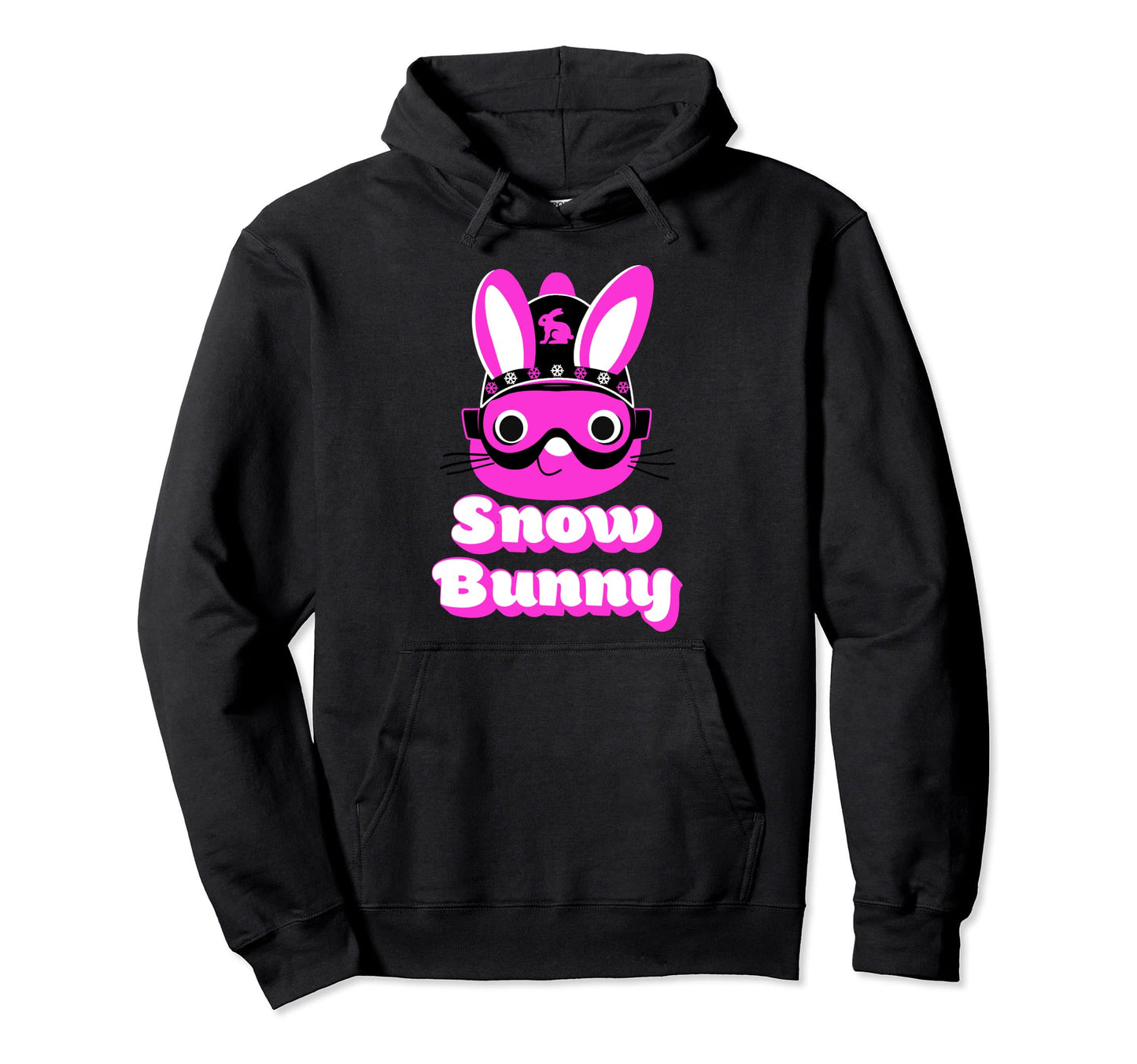 Snow Bunny Skiing Snowboarding Hoodie - Fun Novelty Design Men Women - T-Shirt, Sweatshirt, Hoodie