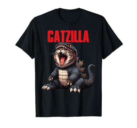 Adorable Kitty Catzilla Cat Moms Cat T-Shirt - Streetwear Style Unisex - T-Shirt, Sweatshirt, Hoodie