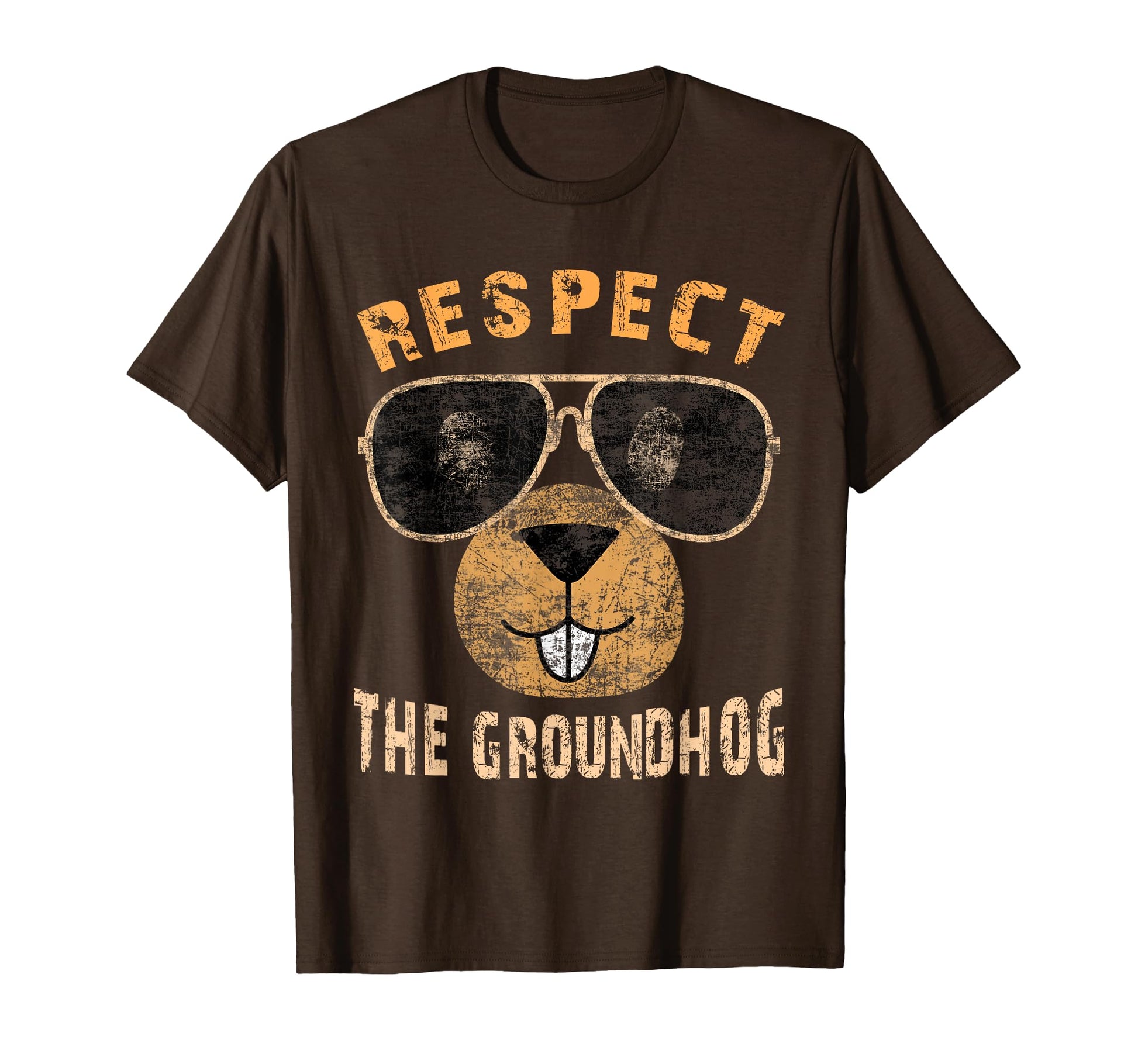 Respect Groundhog Holiday Mens Womens T-Shirt - Trendy Graphic Unisex - T-Shirt, Sweatshirt, Hoodie