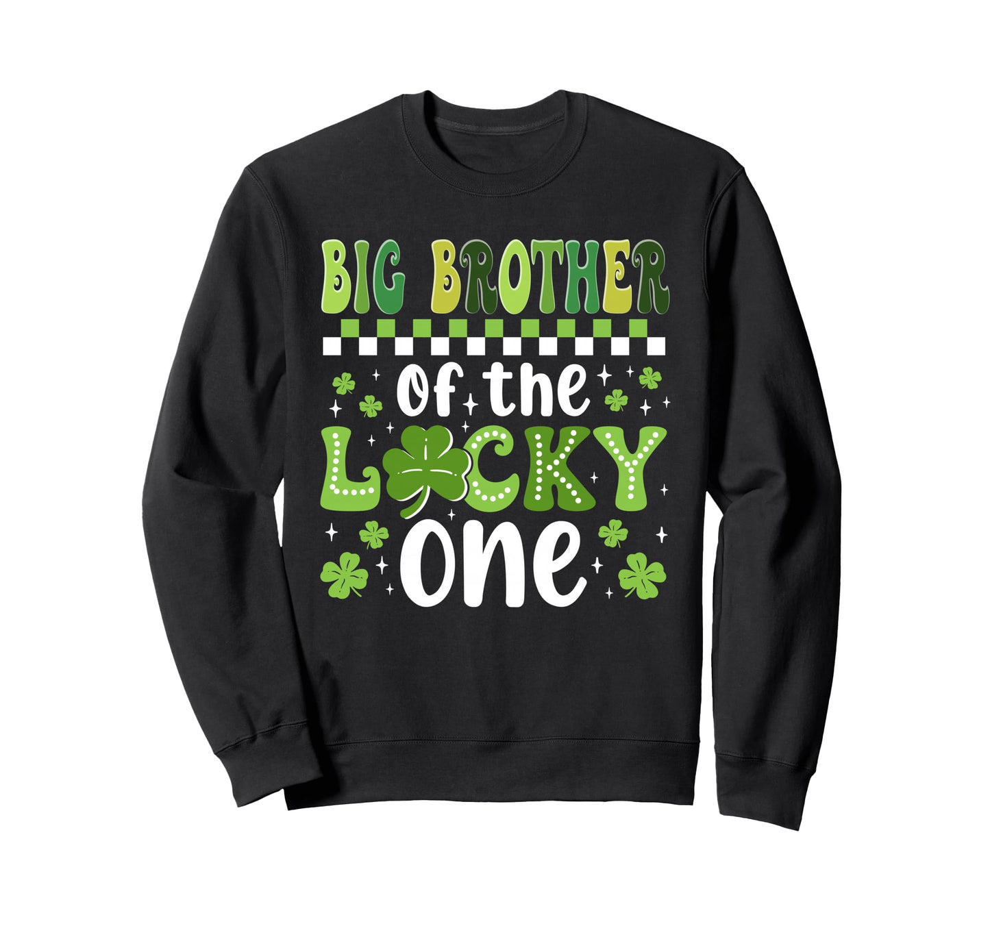 Big Brother Lucky One First Birthday Sweatshirt - Streetwear Style Unisex - T-Shirt, Sweatshirt, Hoodie