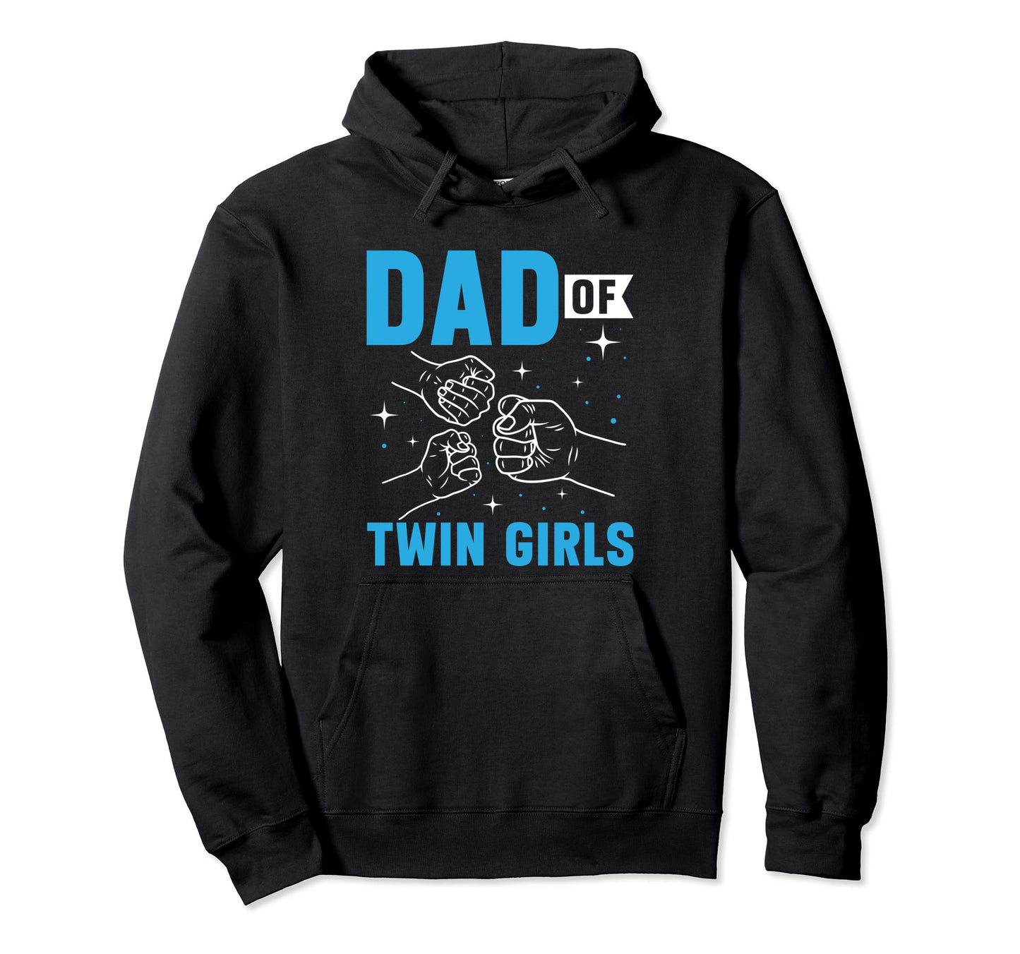 Twin Dad Father Two Dad Twin Hoodie - Novelty Apparel Unisex - T-Shirt, Sweatshirt, Hoodie