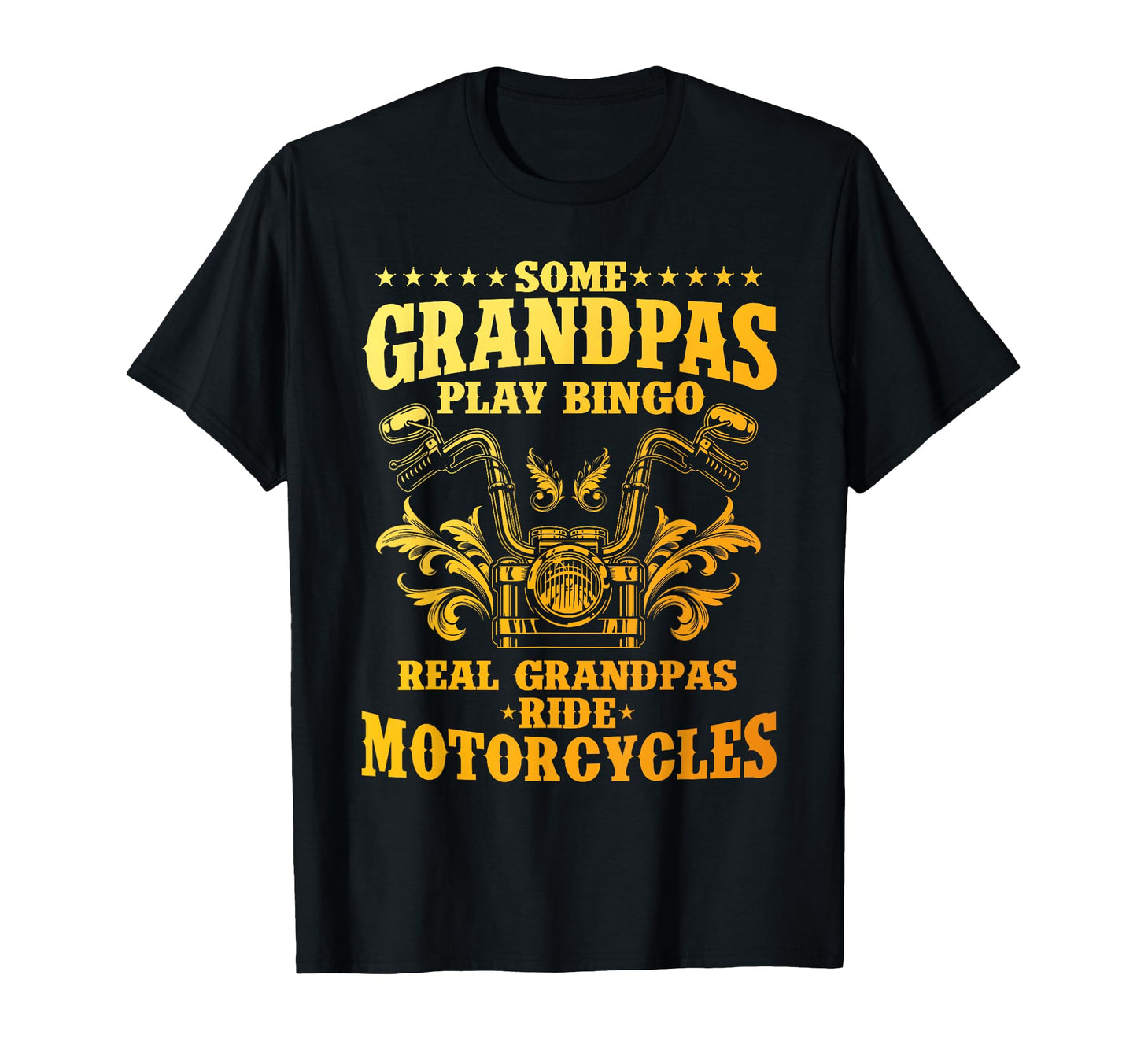 Grandpa Motorcycle Biker Motorbike Lover T-Shirt - Custom Art Print Unisex - T-Shirt, Sweatshirt, Hoodie