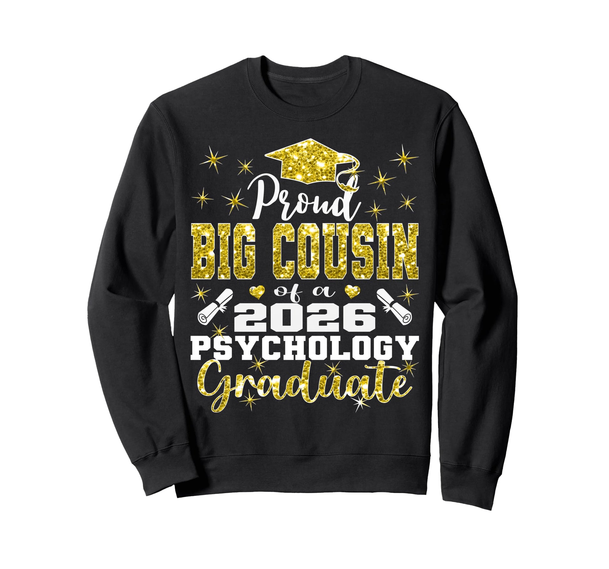 Proud Big Cousin 2026 Psychology Sweatshirt - Minimalist Print for Adults - T-Shirt, Sweatshirt, Hoodie