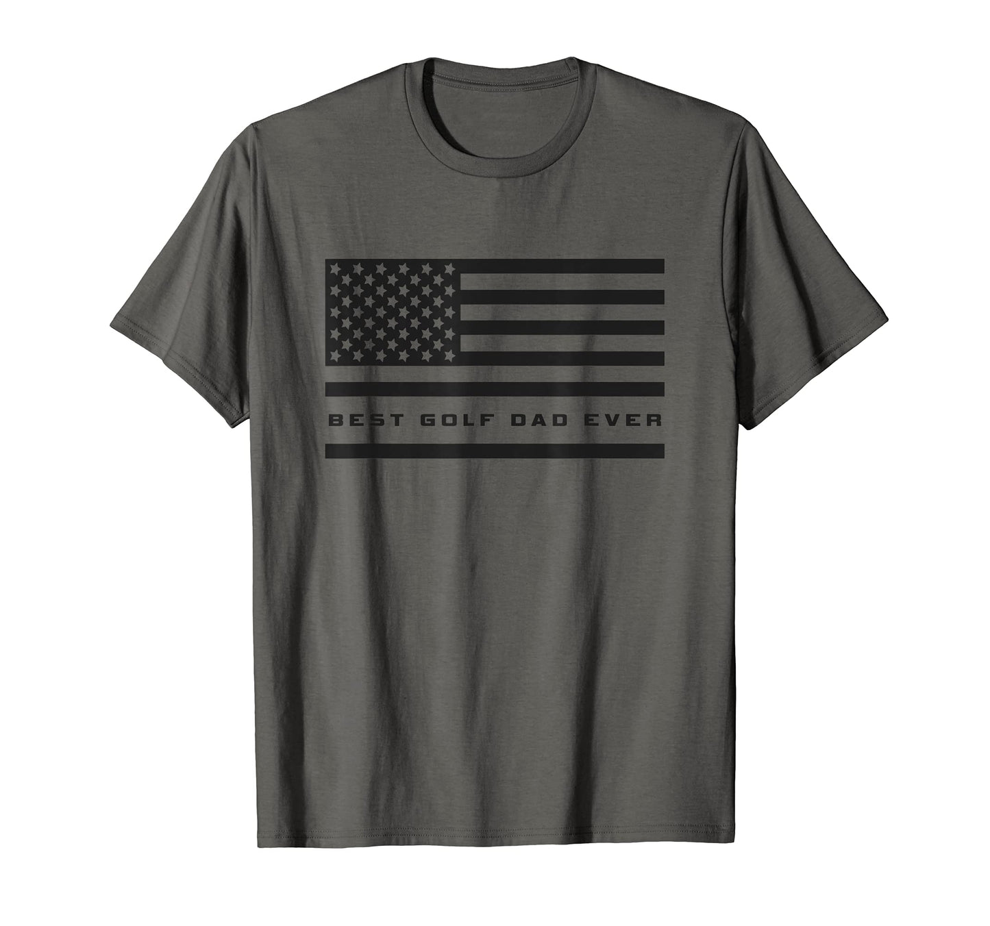 Mens American Flag Best Golf Dad Ever T-Shirt - Aesthetic Graphic Unisex - T-Shirt, Sweatshirt, Hoodie