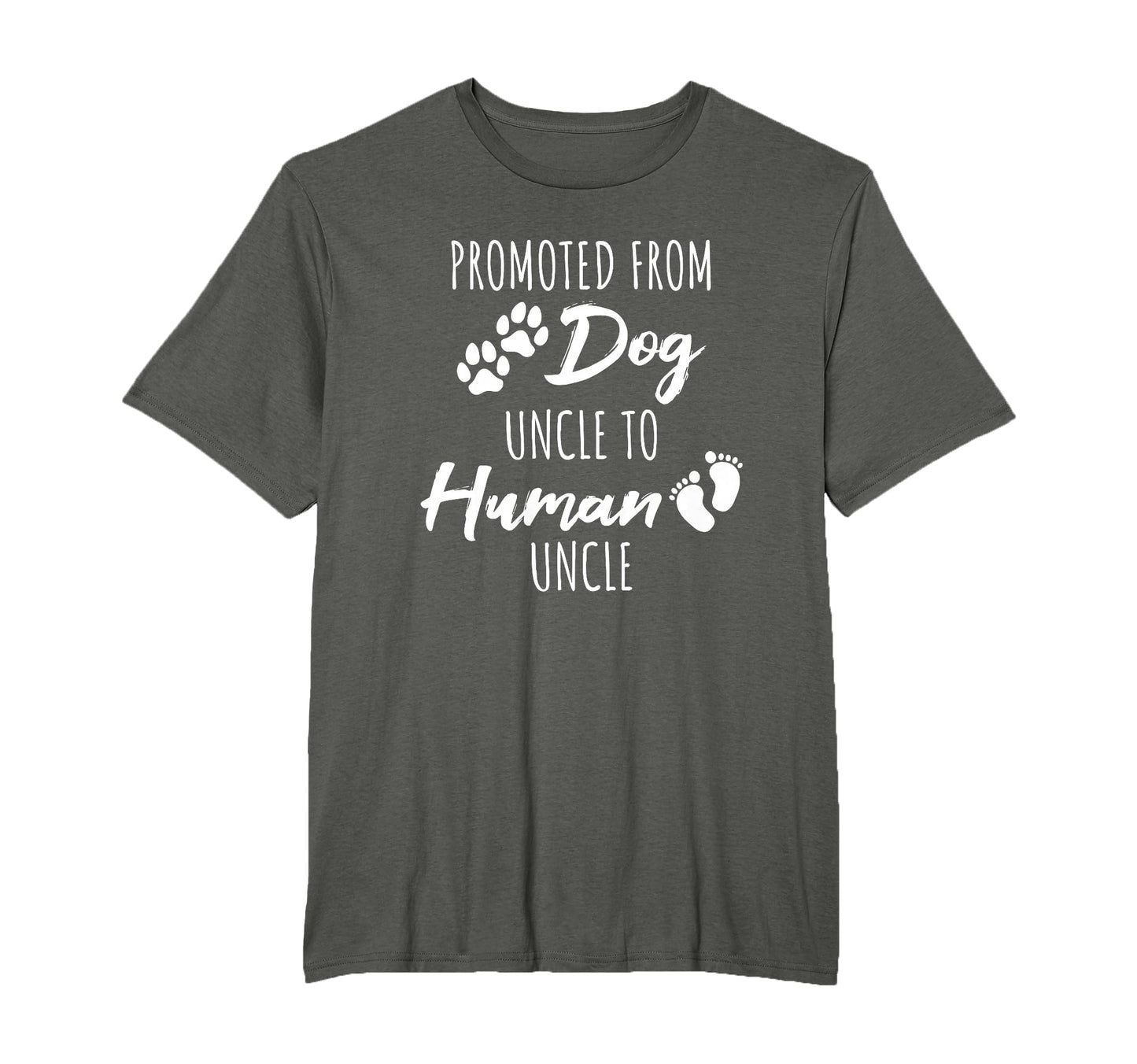Promoted From Dog Uncle To Human Uncle T-Shirt - Aesthetic Graphic Unisex - T-Shirt, Sweatshirt, Hoodie