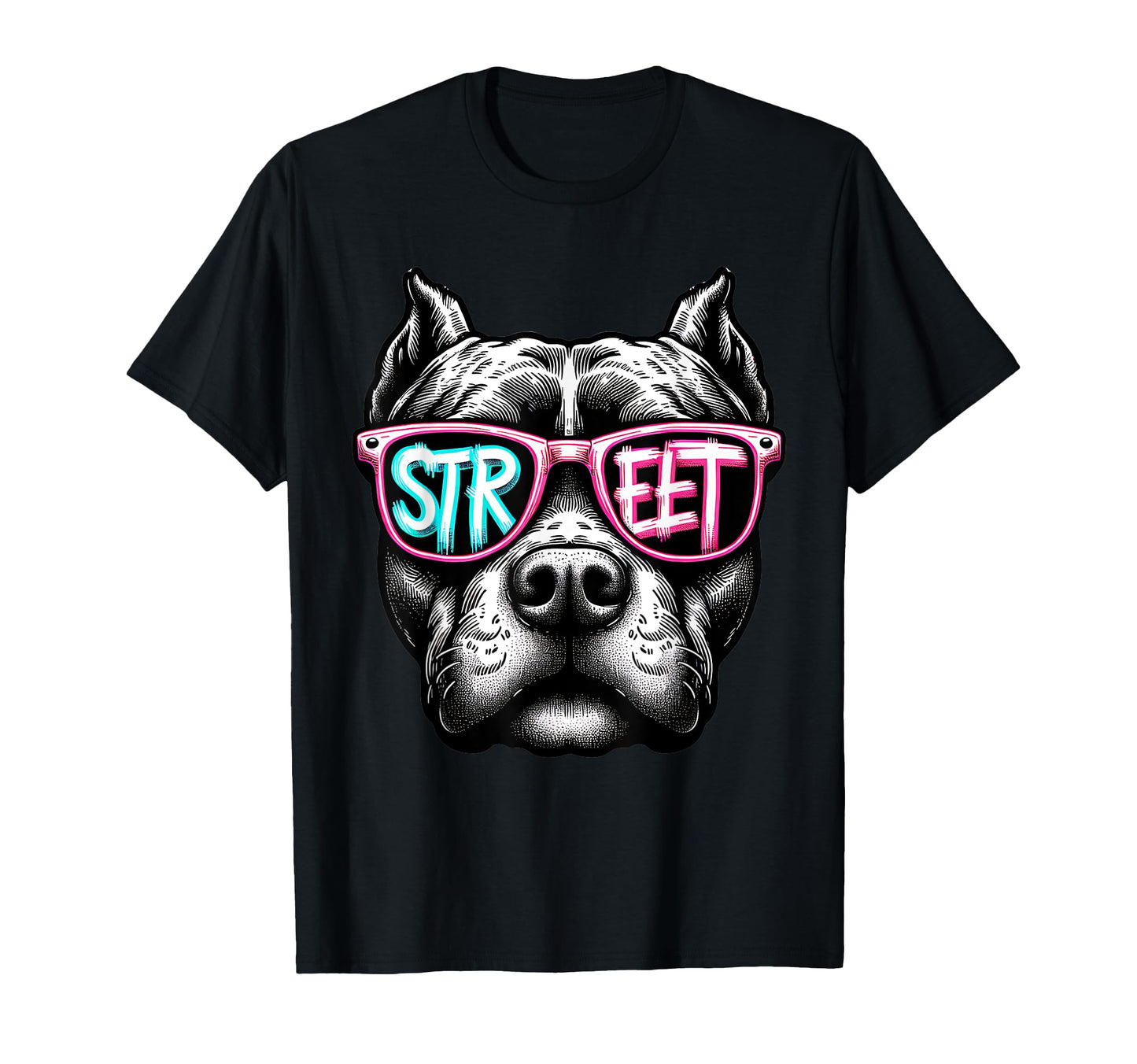 Hiphop Pitbull Mom Dad Street Hoodies Hoodie - Trendy Graphic Men Women - T-Shirt, Sweatshirt, Hoodie